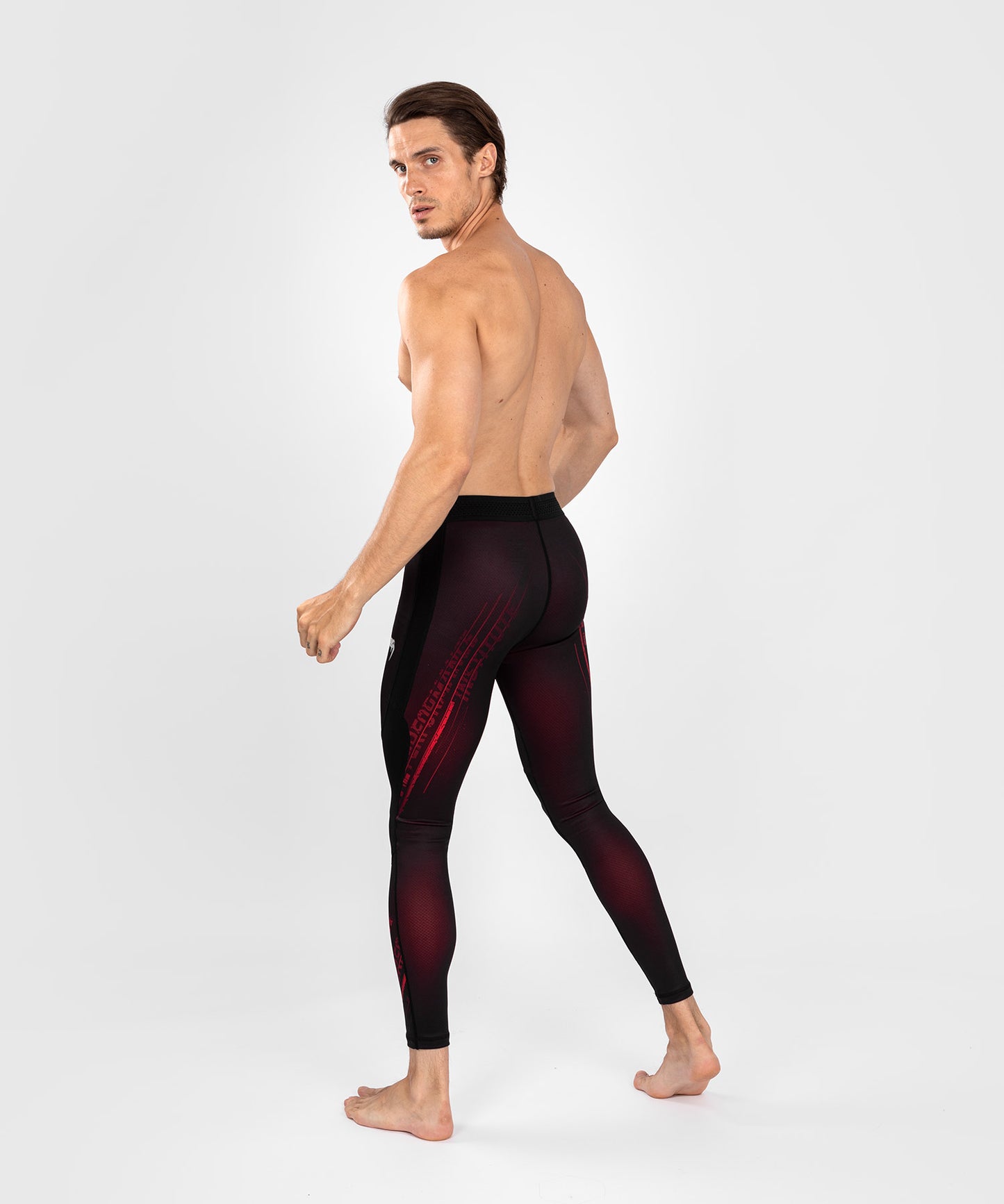 UFC Performance Institute 2.0 Heren Performance Tight - Zwart/Rood