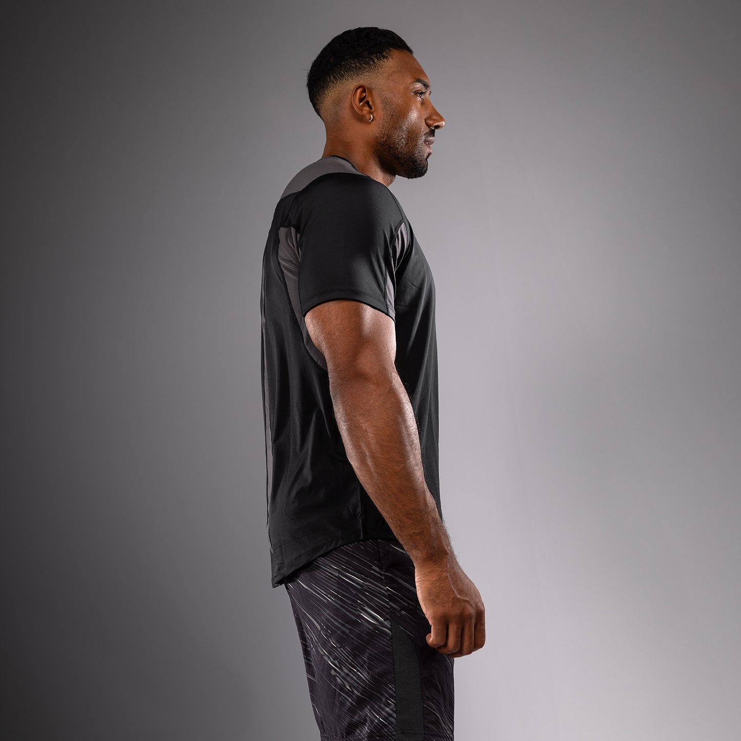 Venum Rapid Dry-Tech Shirt - Zwart/Stormgrijs