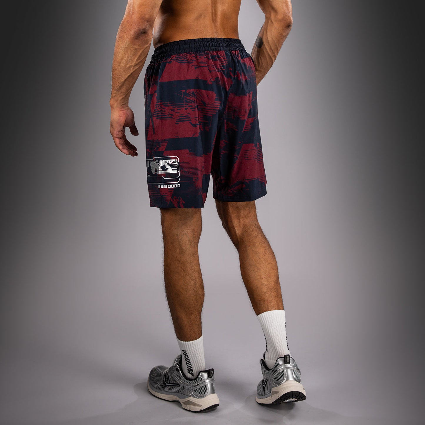 UFC Zenith by Venum Authentic Fight Week Performance Short Heren - Marineblauw/Bordeauxrood/Zilver