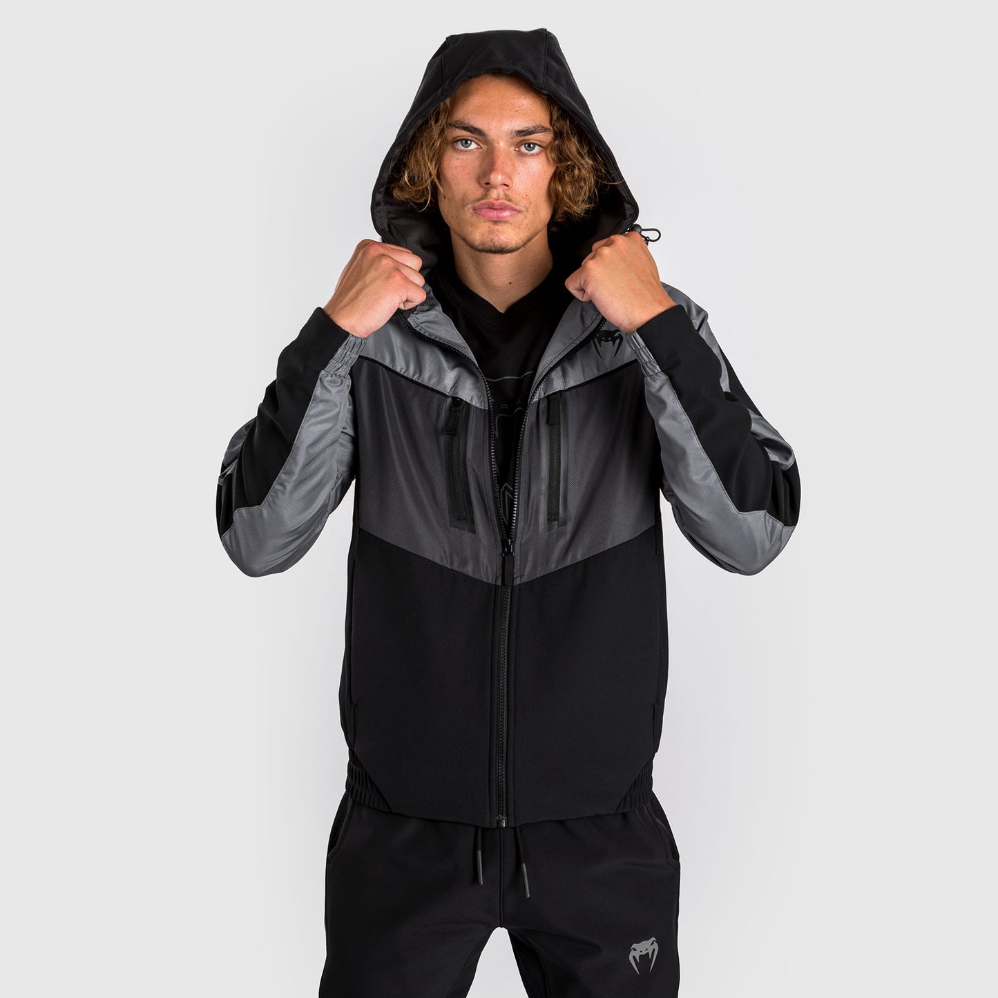Venum Laser 3.0  Track Jacket - Zwart/Grijs