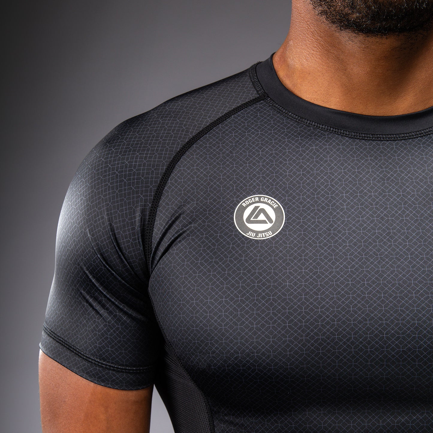 Venum x Roger Gracie Academy Rashguard met korte mouwen - Zwart
