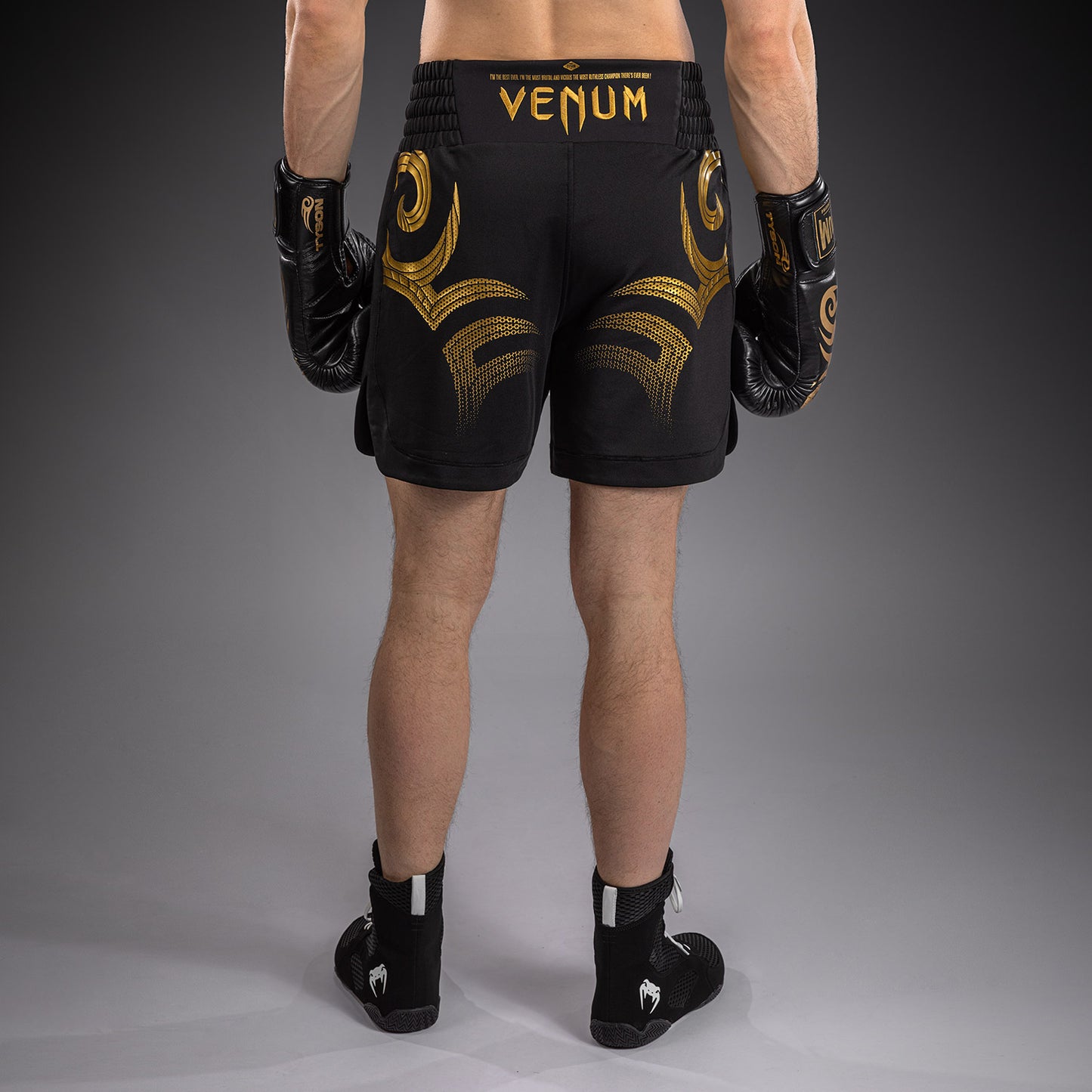 Venum x Mike Tyson Tiger Boksshort - Zwart/Goud