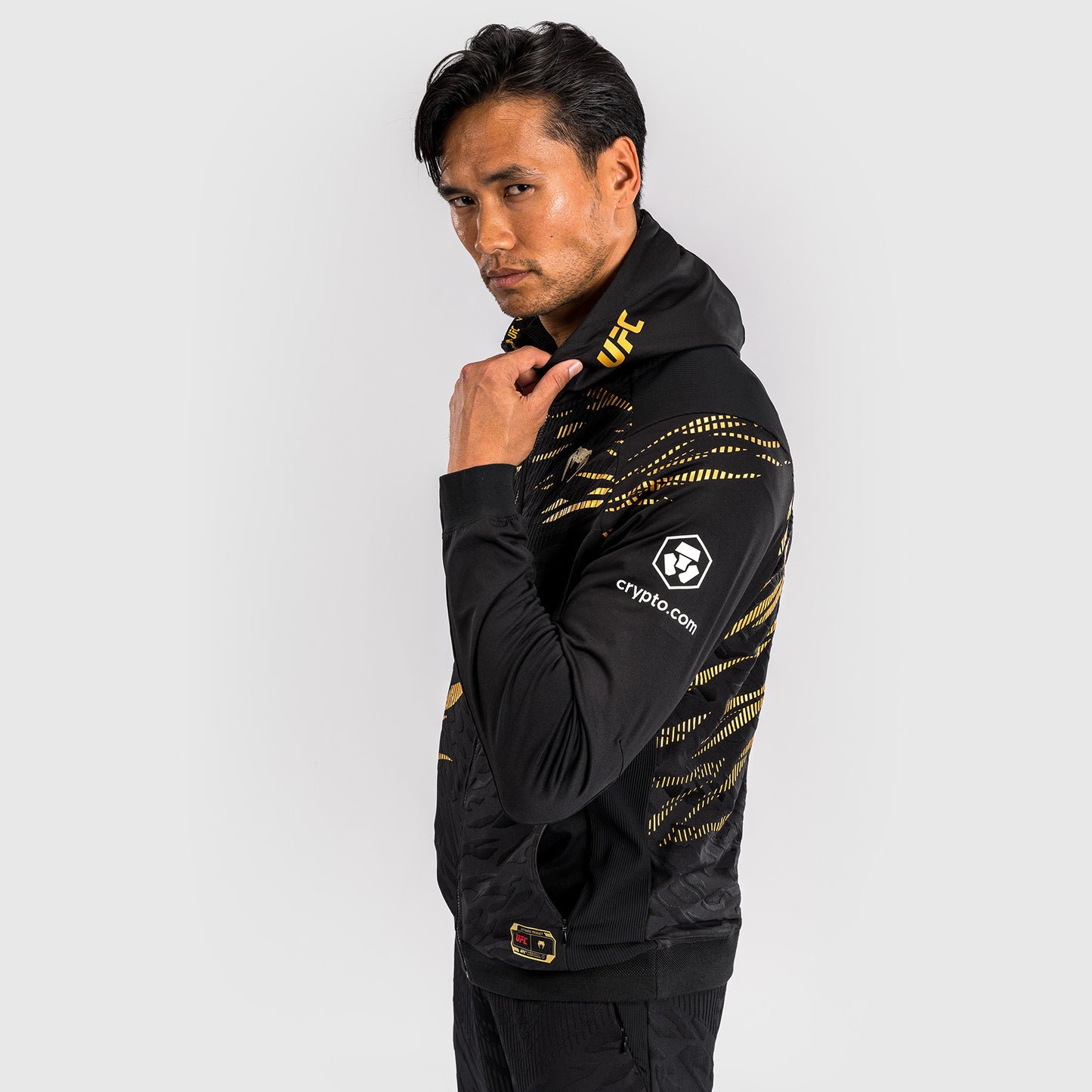 UFC Fusion by Venum Personalized Authentic Fight Night Hoodie voor Heren - Kampioen