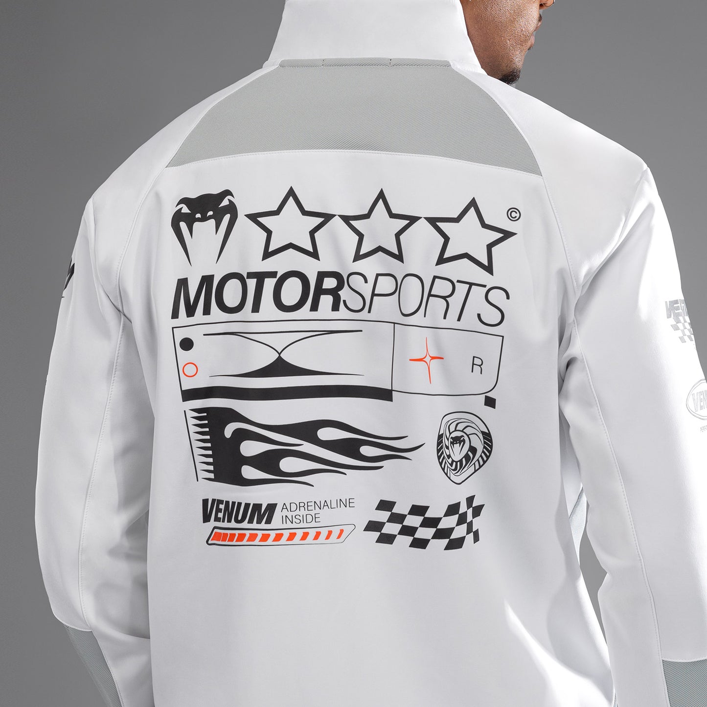 Venum Motorsport Softshell Jacket - Sneeuw Wit