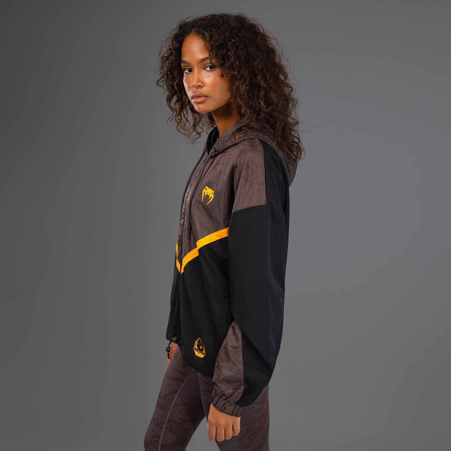 UFC Fusion by Venum Fight Week Zip-Hoodie voor Dames - Earthen Brown