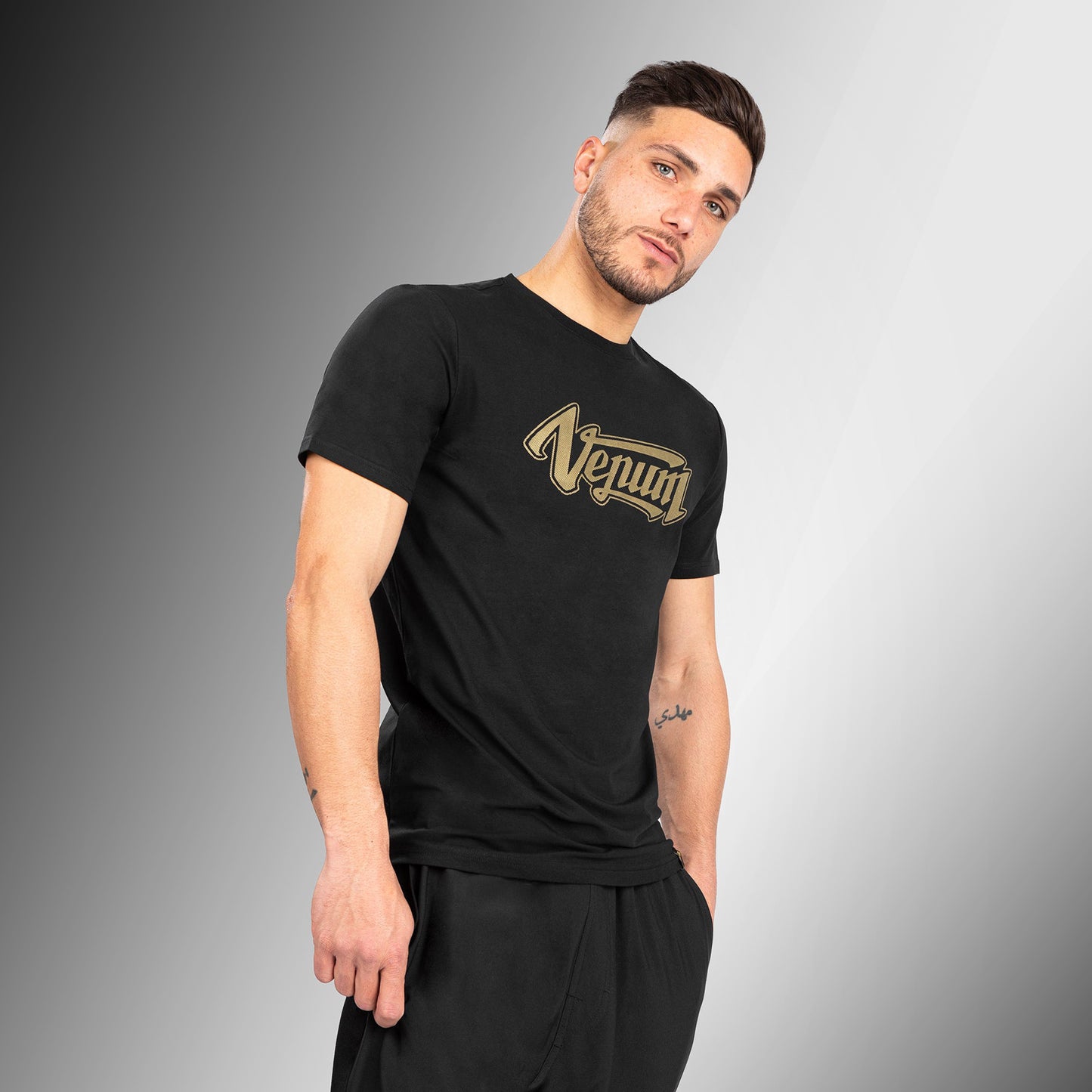 Venum Absolute 2.0 T-shirt - Aangepaste pasvorm - Zwart/Goud