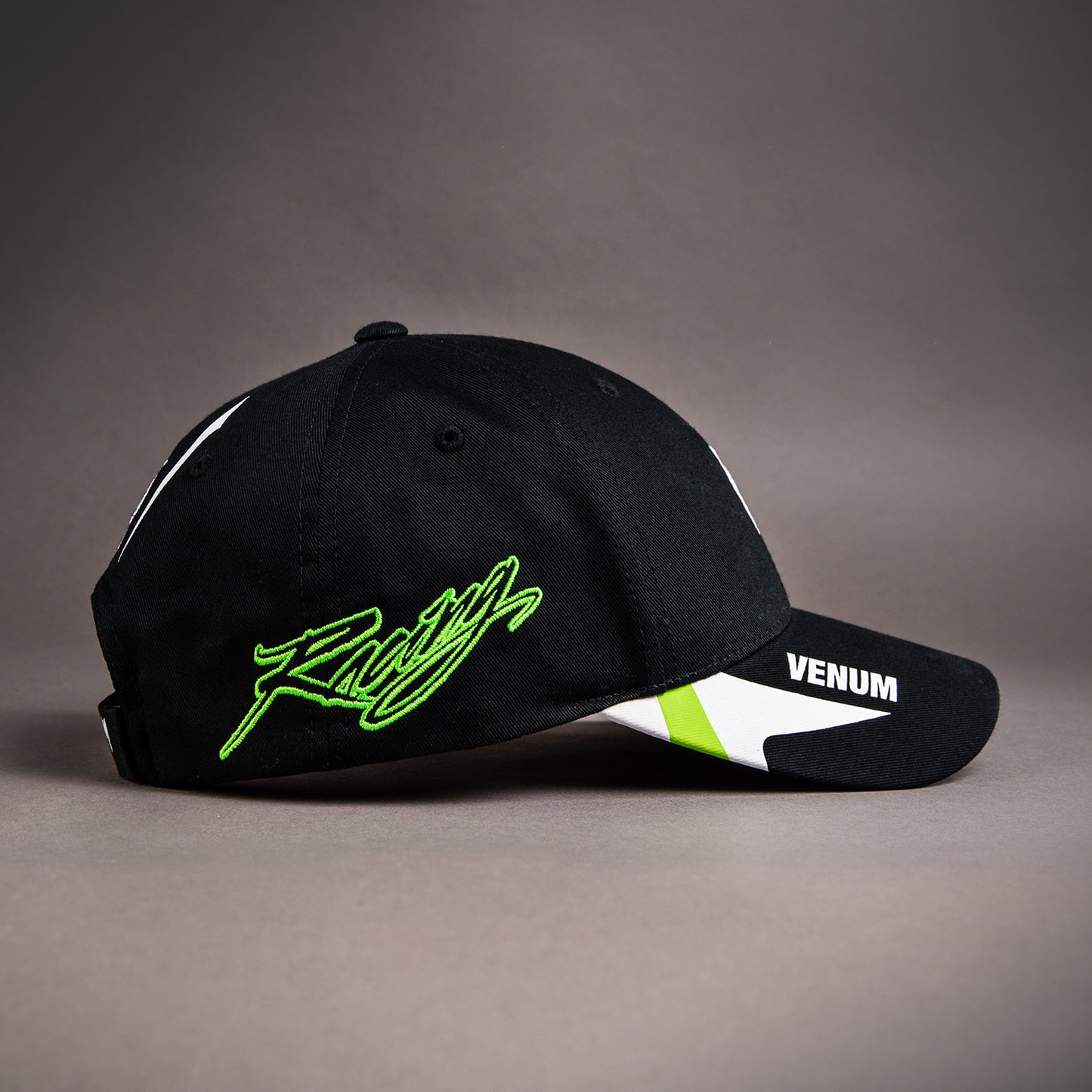 Venum x Bud Racing Pet - Zwart/Wit/Limoengroen