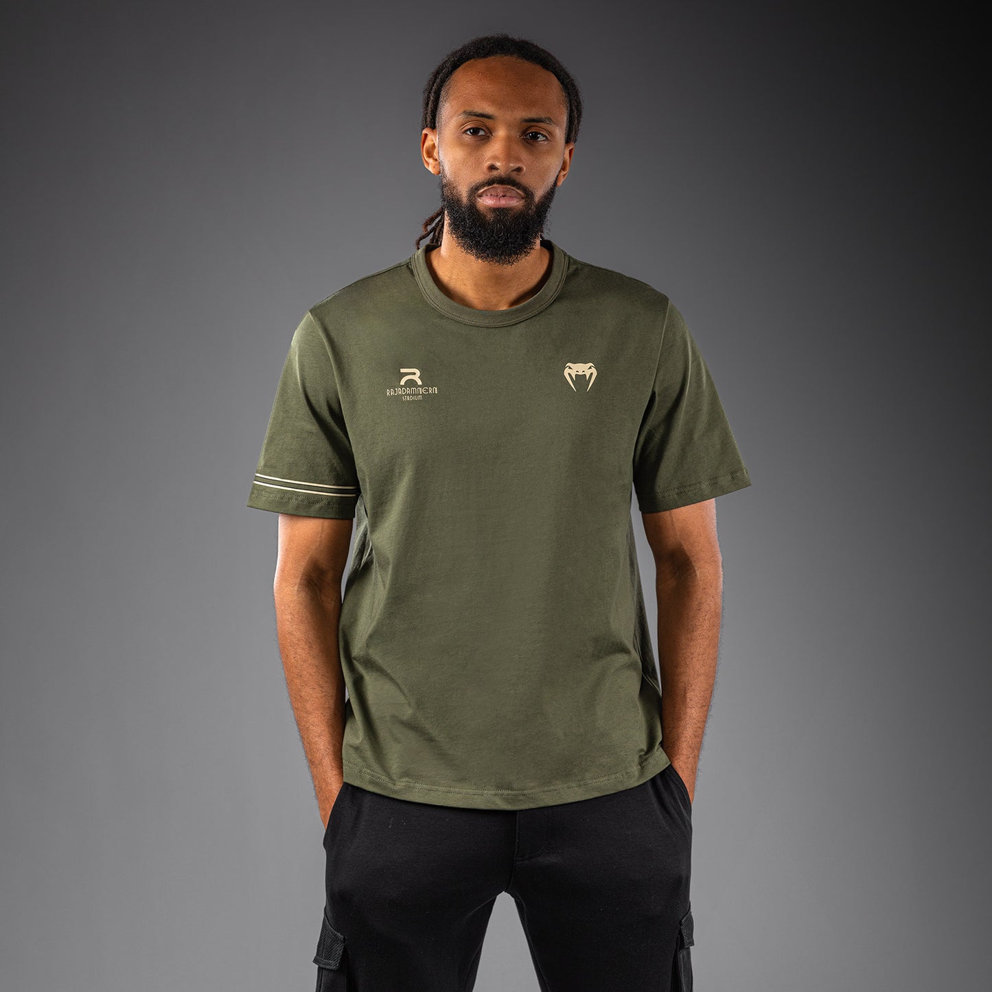 Venum x Rajadamnern T-shirt - Militair Groen