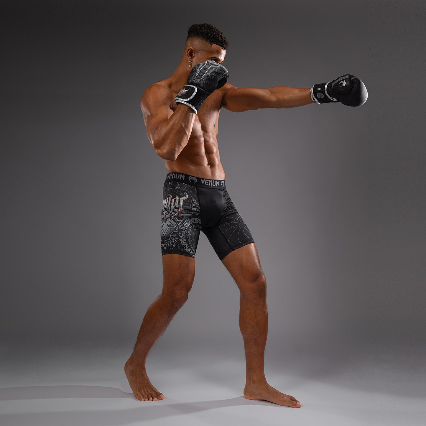 Venum Gladiator 5.0 Mannen Vale Tudo Shorts - Zwart/Zilver