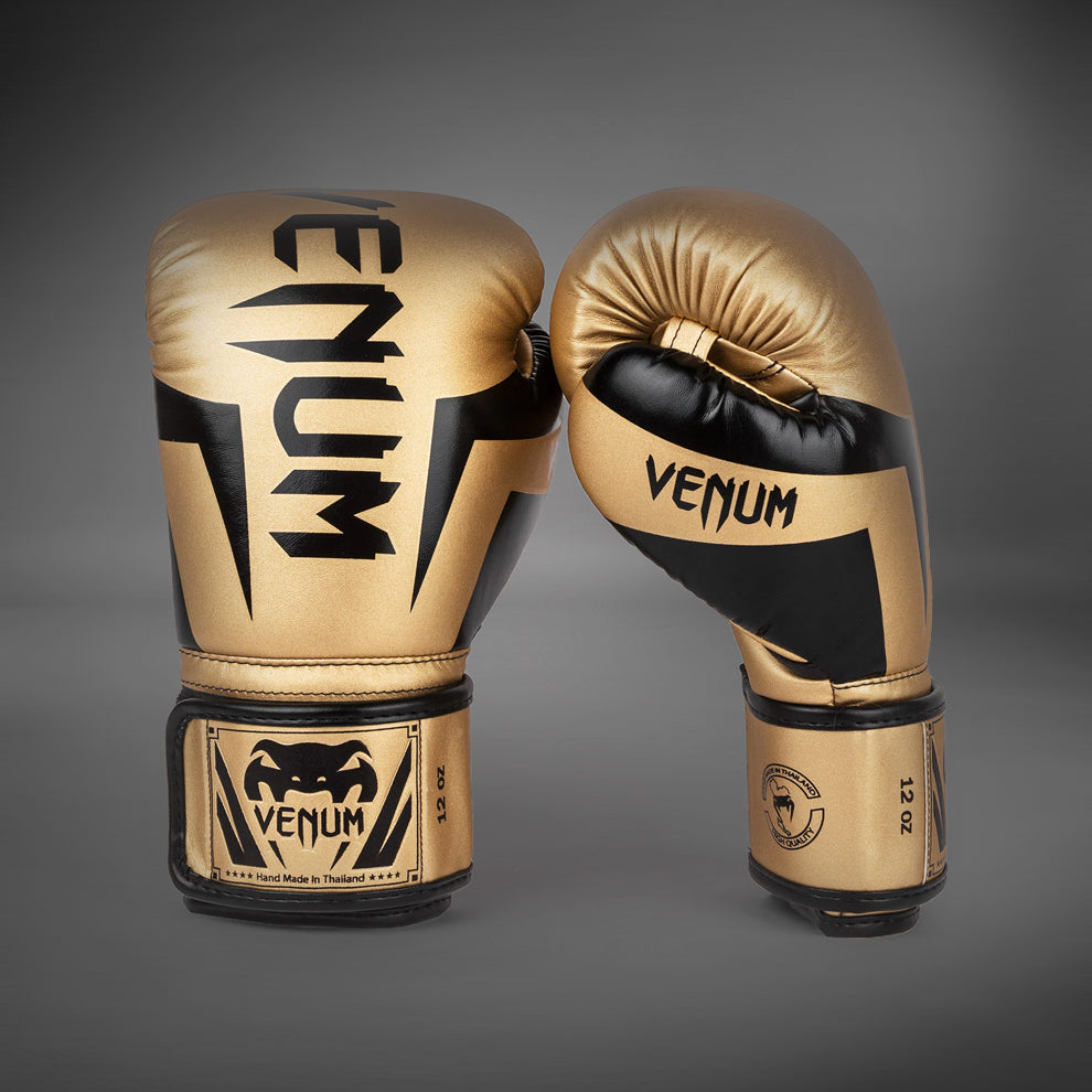 Venum Elite Bokshandschoenen - Goud/Zwart