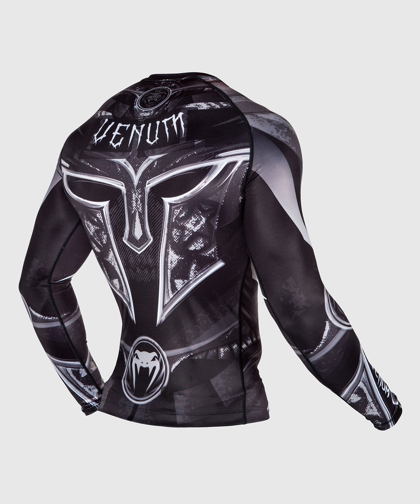 Venum Gladiator 3.0 Rashguard - lange mouwen - zwart/wit