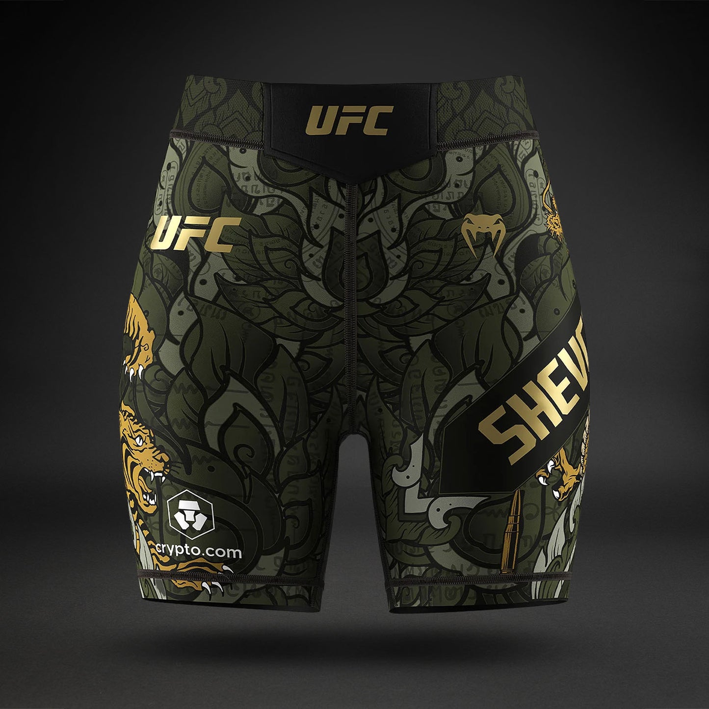 UFC Unrivaled by Venum Valentina Shevchenko Vrouwen Vale Tudo Short - Groen