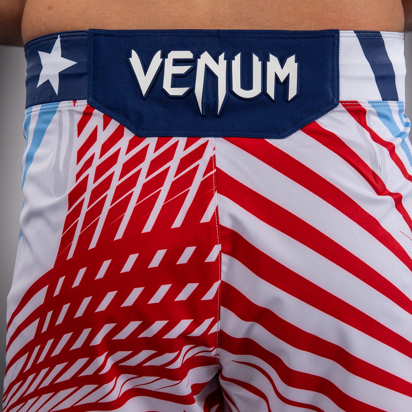 Official UFC Freedom 250 by Venum Authentic Fight Night Fight Shorts Short Fit voor heren - Wit