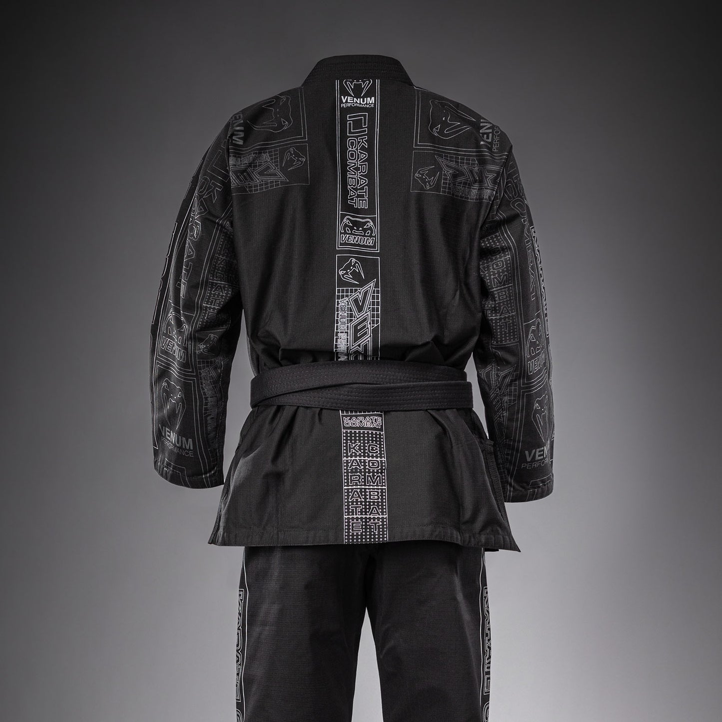 Karate Combat by Venum BJJ Gi – Zwart/Grijs