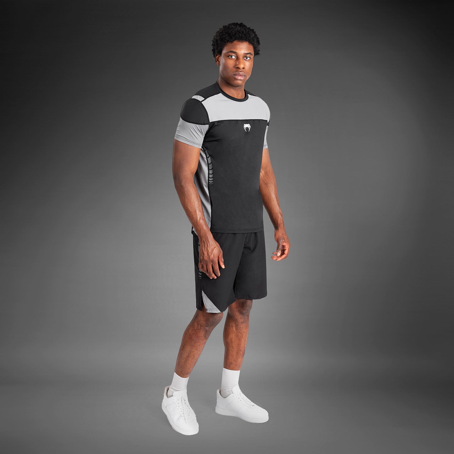 Venum Tempest Heren Dry-Tech T-Shirt - Zwart/Grijs