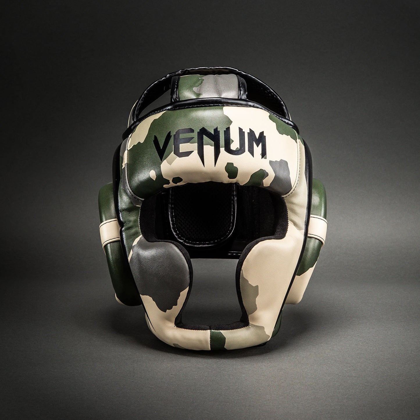 Venum Elite Camo Hoofdbeschermer – Kaki/Offwhite