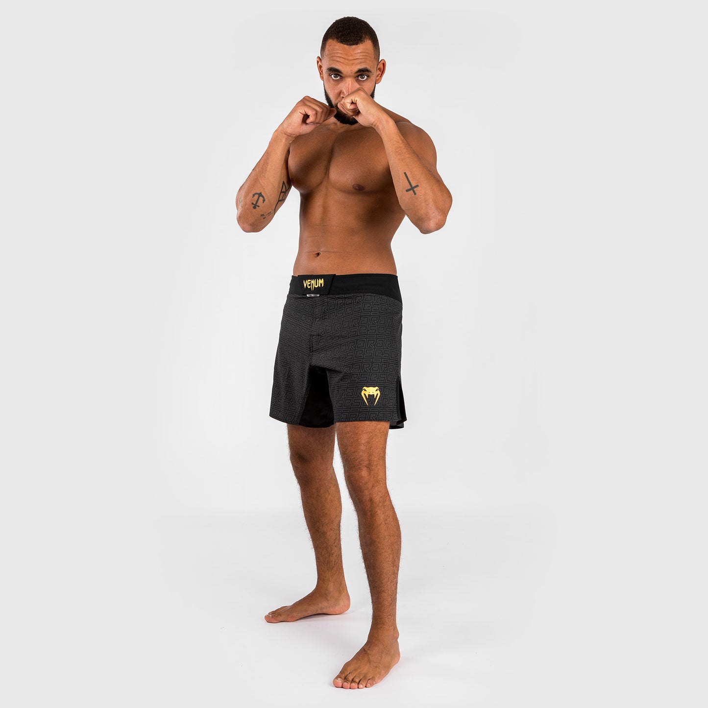 Venum x Ares Heren Vecht Shorts - Zwart/Goud