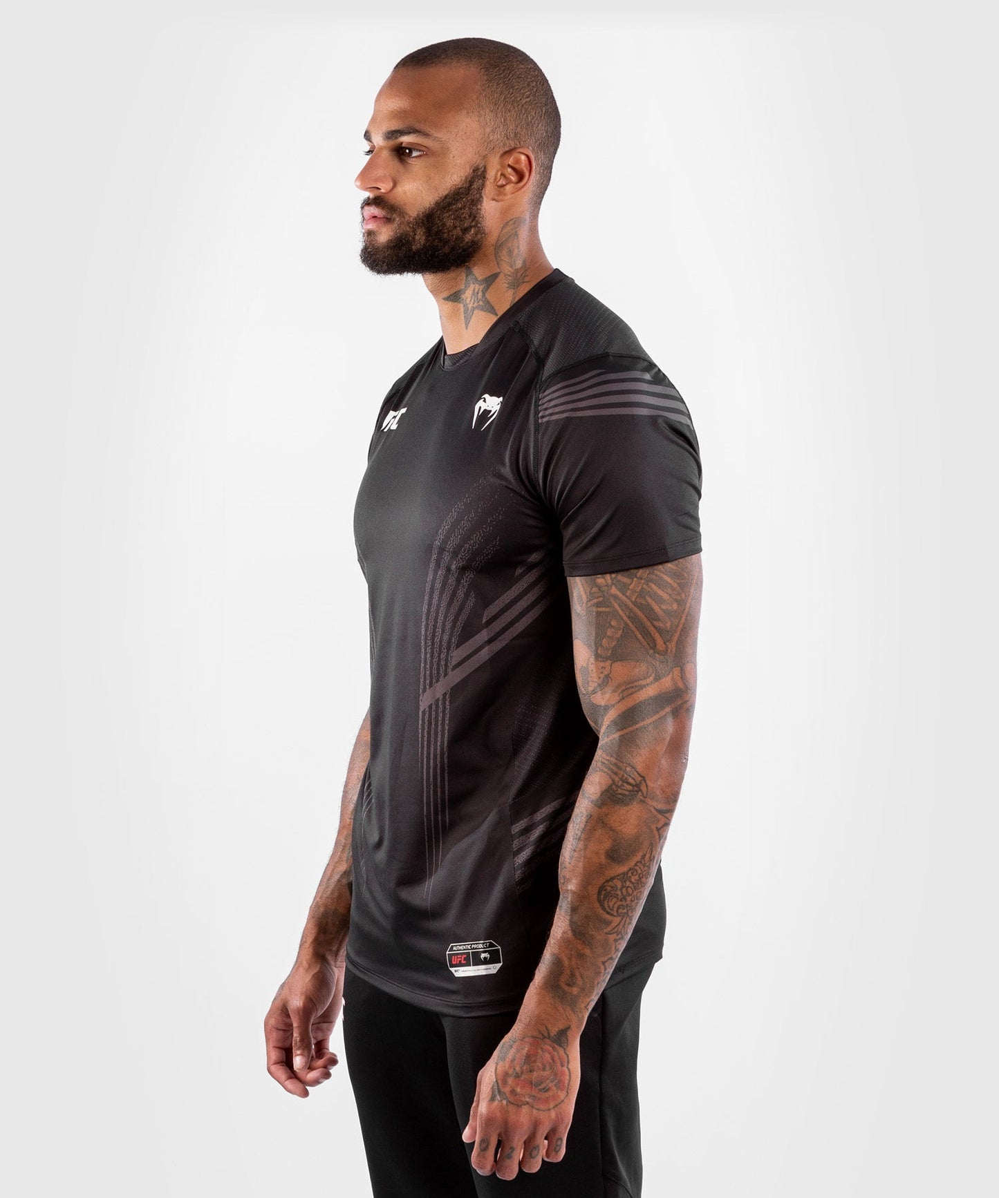 UFC Venum Fighters Authentic Fight Night Walkout Herenshirt - Zwart