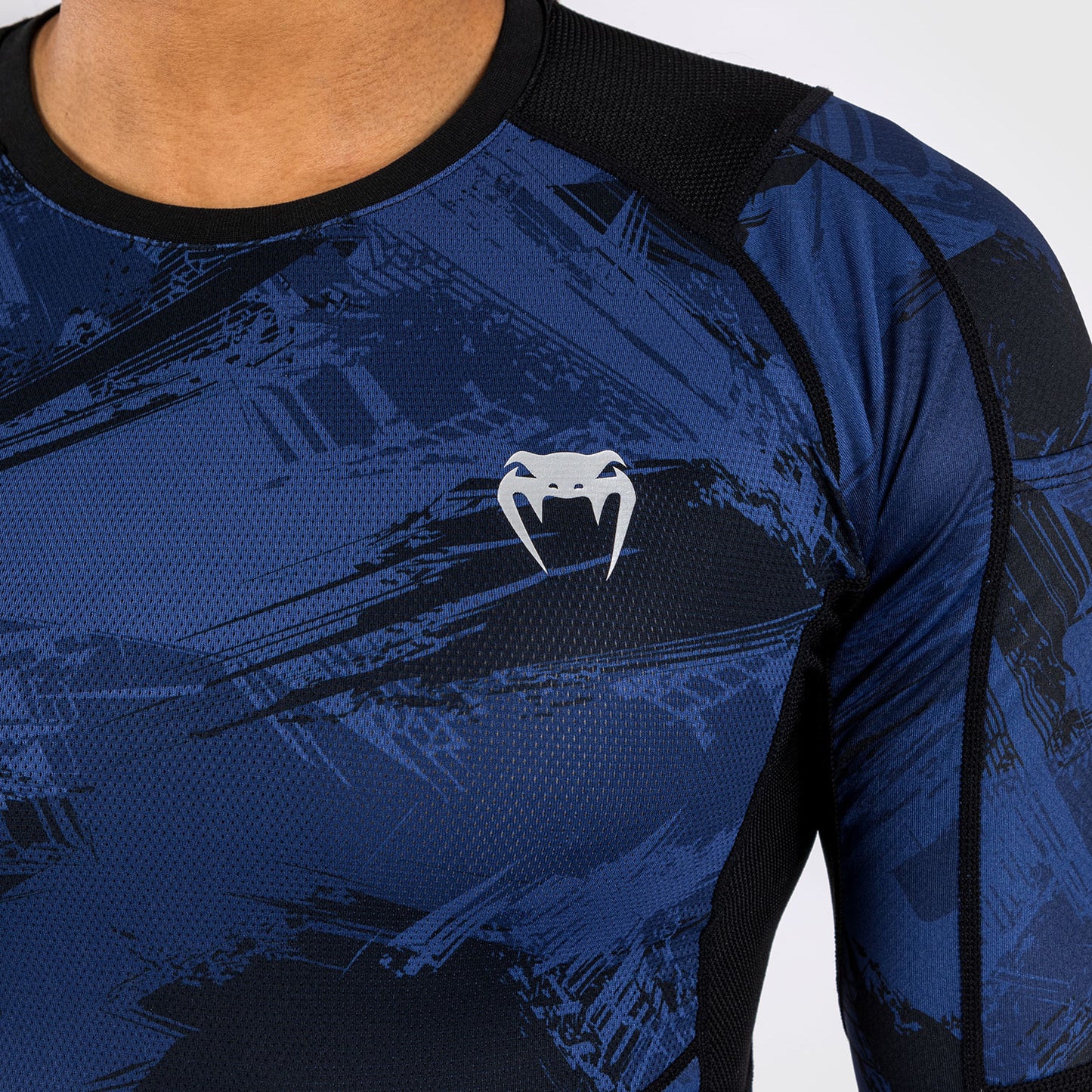 Venum Electron 3.0 Rashguard lange mouw - Marine
