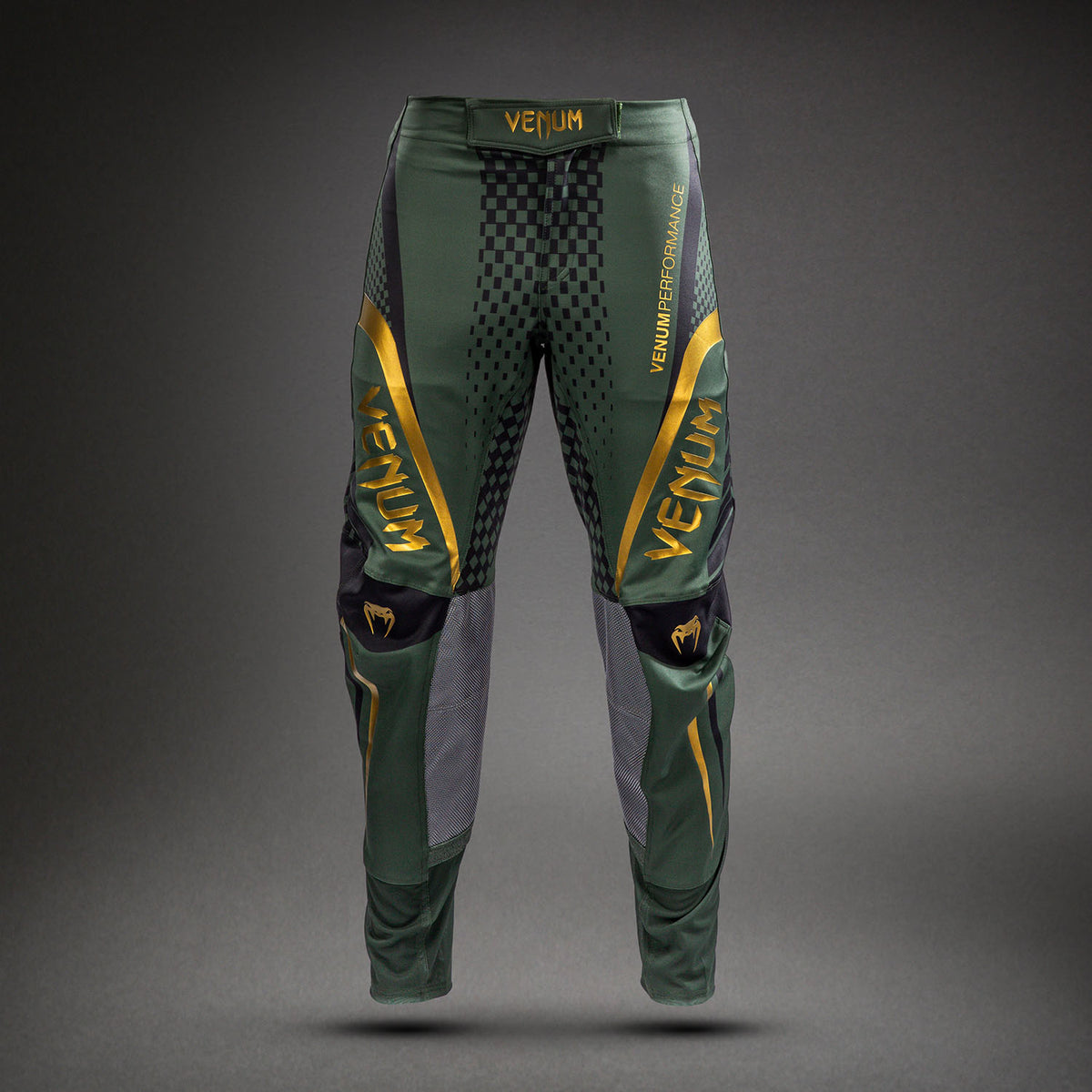 Venum MX Challenger Motorsportsbroek - Zwart/Groen/Goud