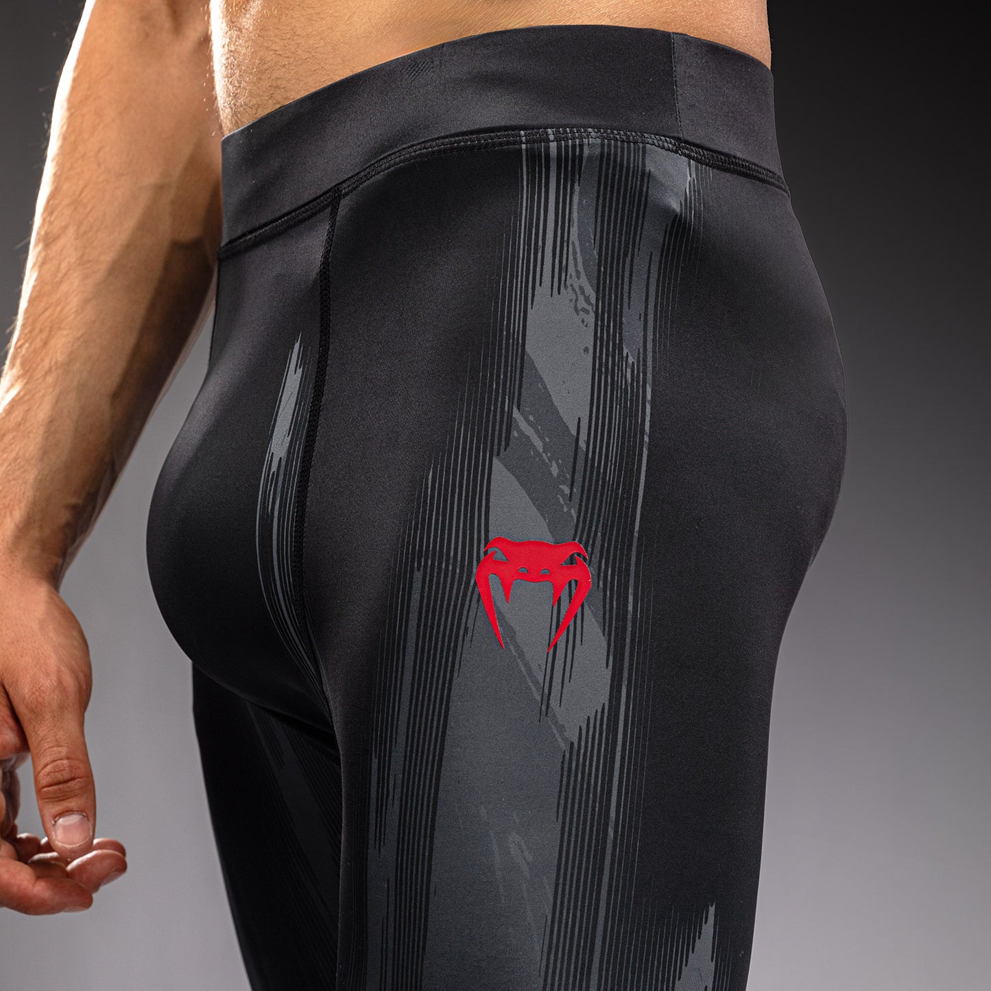 Venum Demon Compressiebroek - Zwart/Grijs