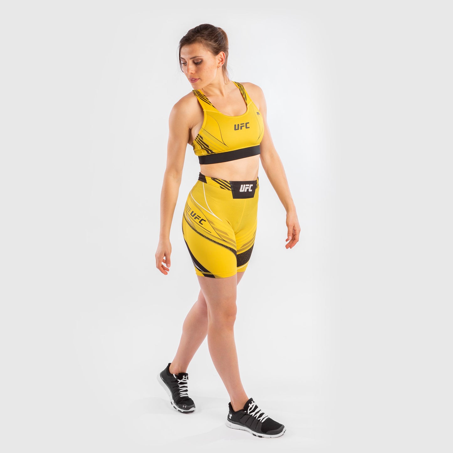 UFC Venum Authentic Fight Night Vale Tudo Damesshort - Long Fit - Geel