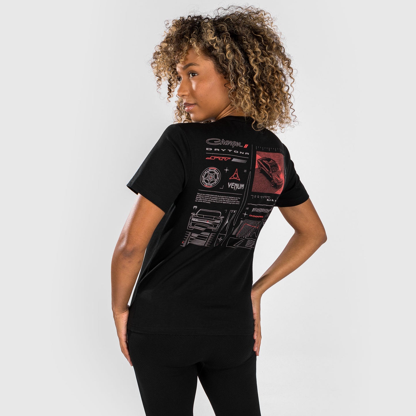 Venum x Dodge Banshee Dames t-shirt - Zwart