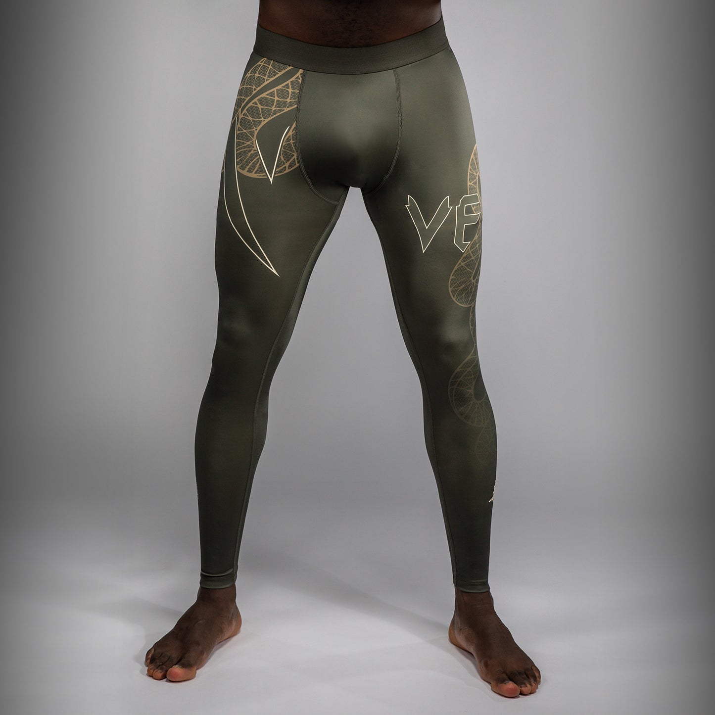 Venum Serpenti Spats – Khaki/Bronze/Ivoor
