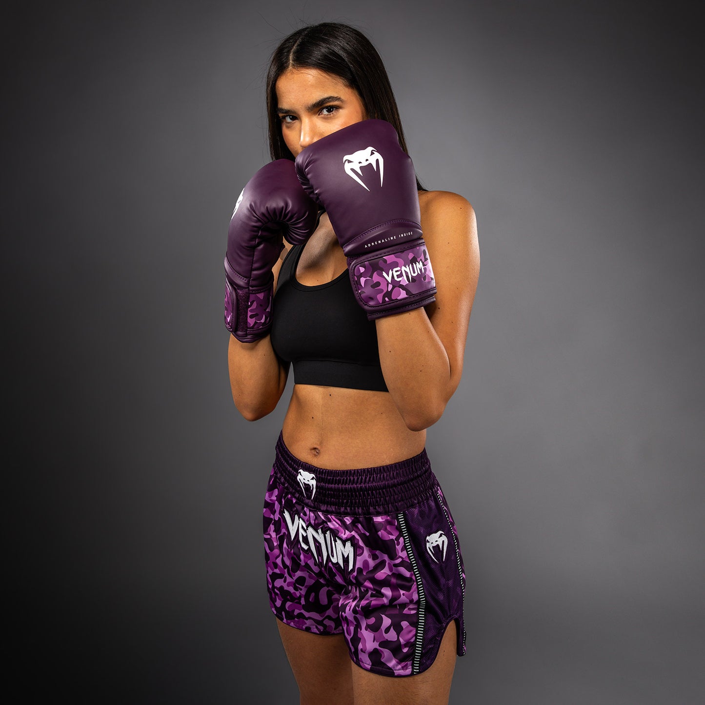 Venum Iris Muay Thai Shorts - Pruim/Roze