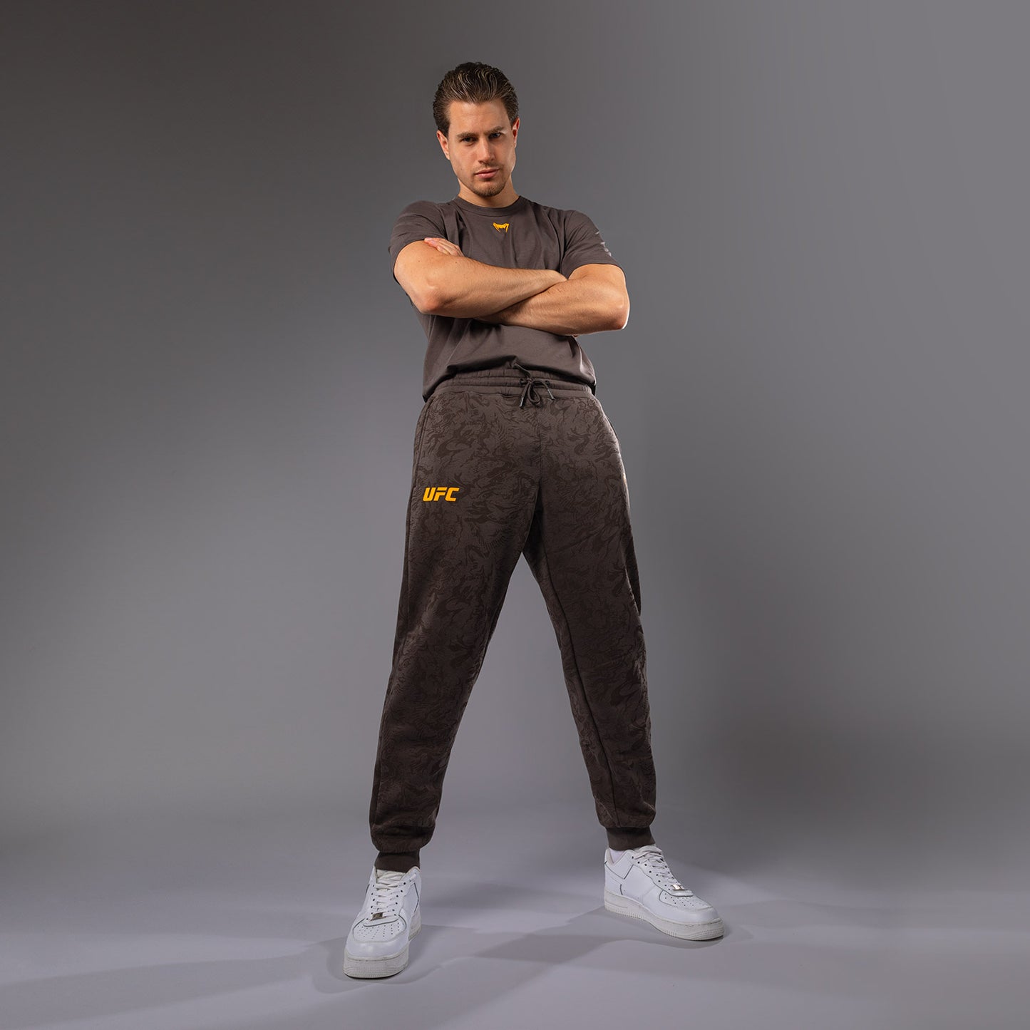 UFC Fusion by Venum Fight Week Katoenen Broek voor Heren - Earthen Brown