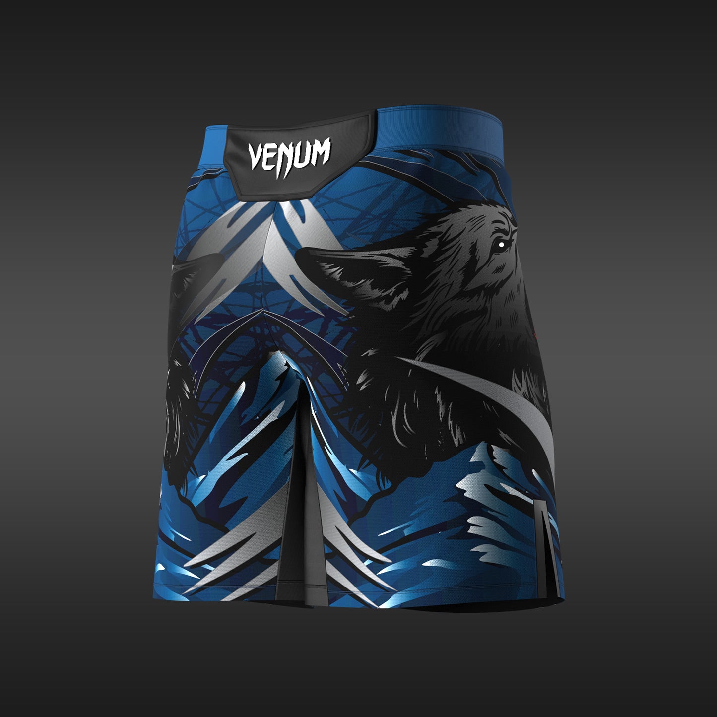UFC Unrivaled by Venum Khamzat Chimaev Heren Lange Fit Fight Short - Blauw