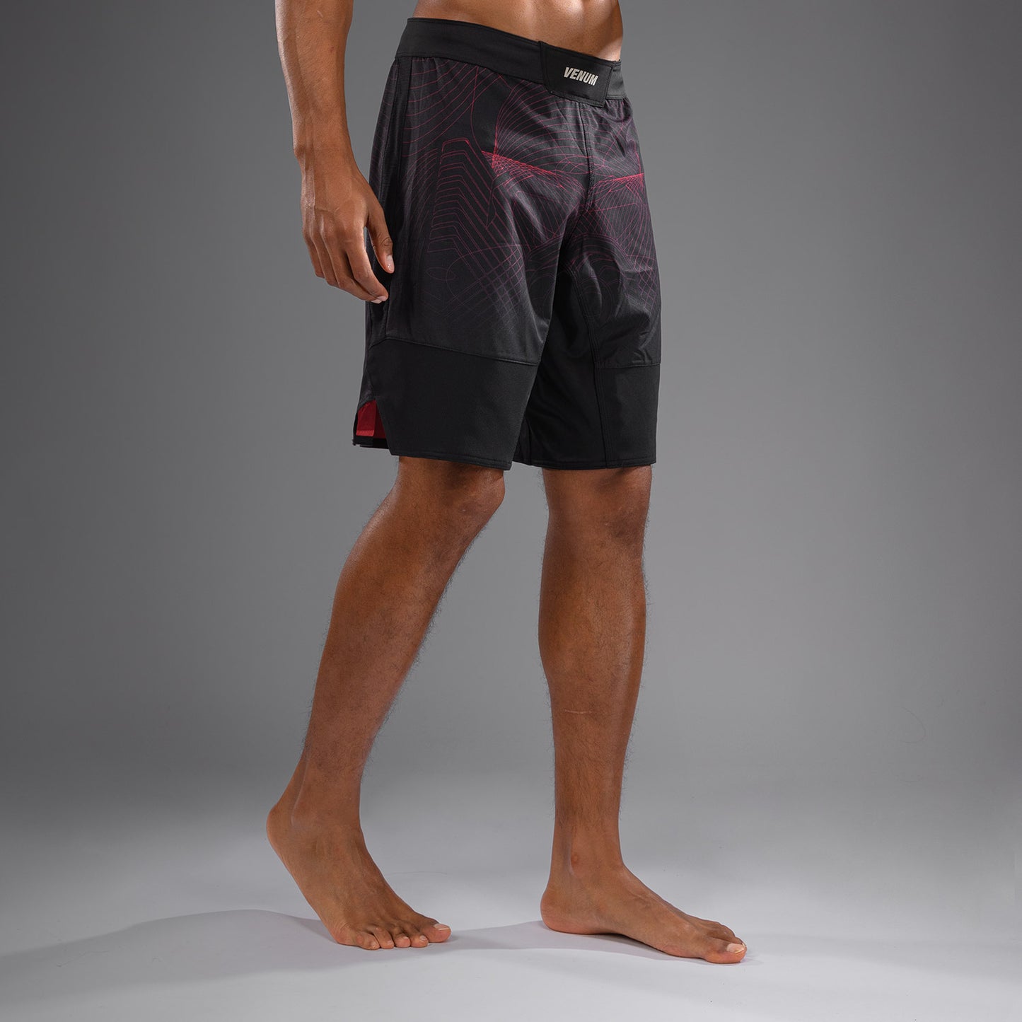 Venum G-Fit Air Fight Shorts Heren - Diepzwart / Vuurrood
