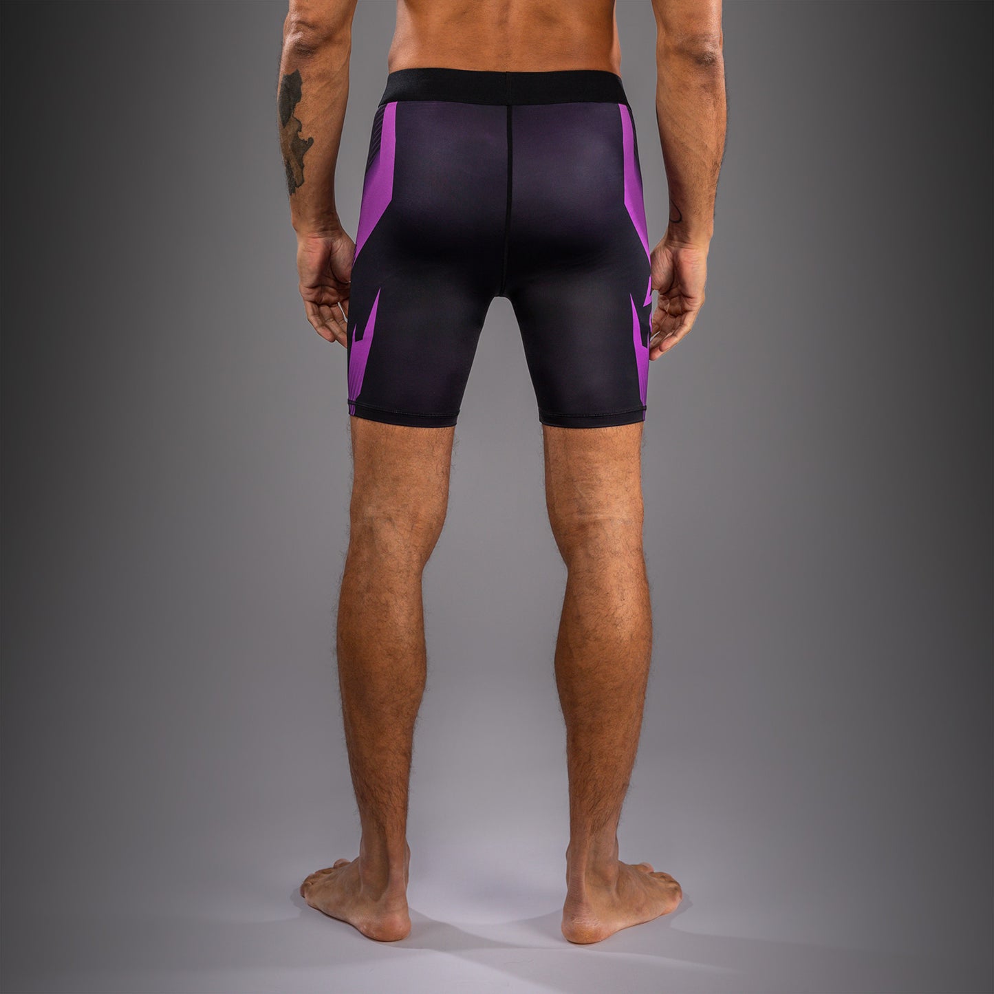 Venum No-Gi 6.0 Compressieshort - Zwart/Purper