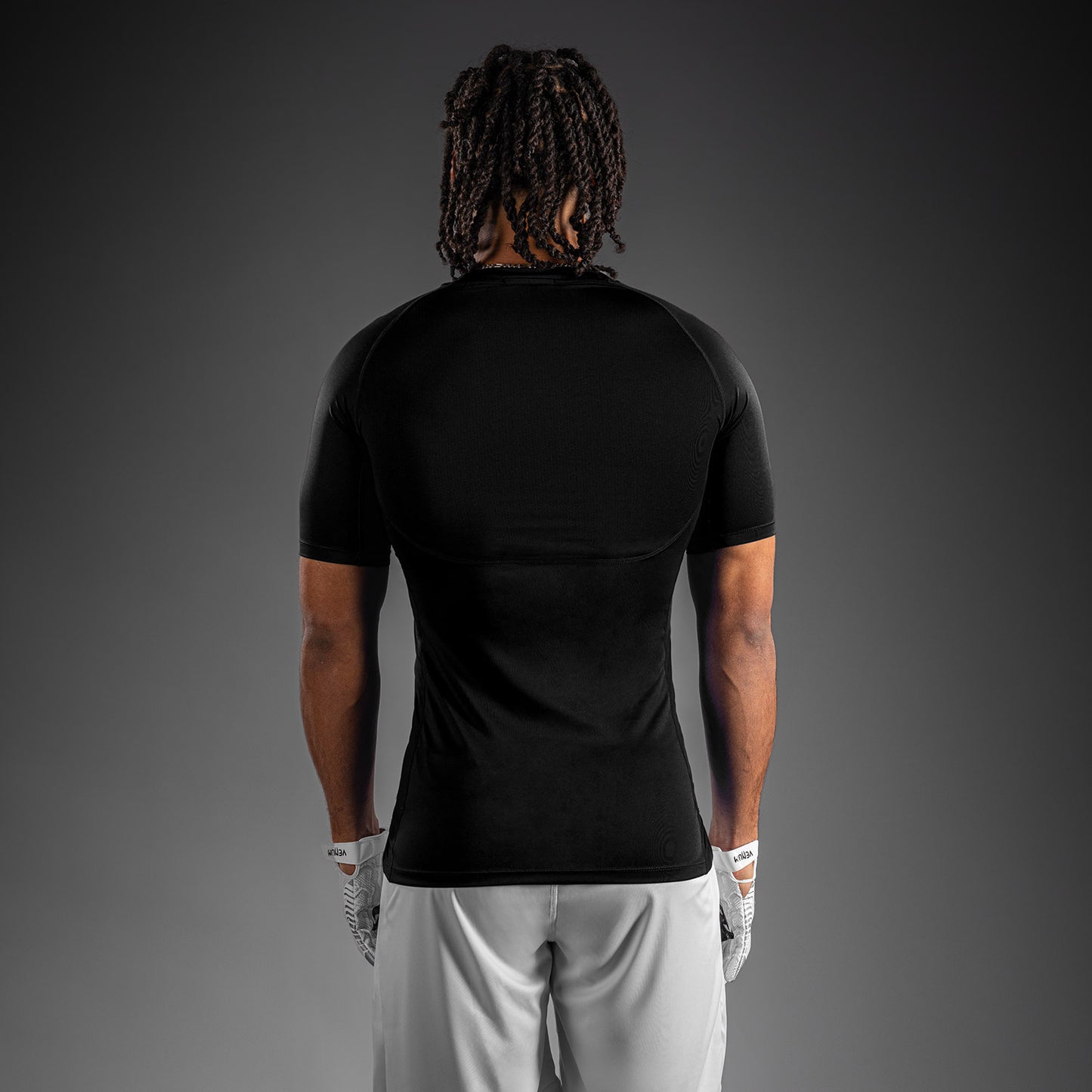 Venum Lineup Compressie T-shirt met halve mouwen - Zwart/Wit