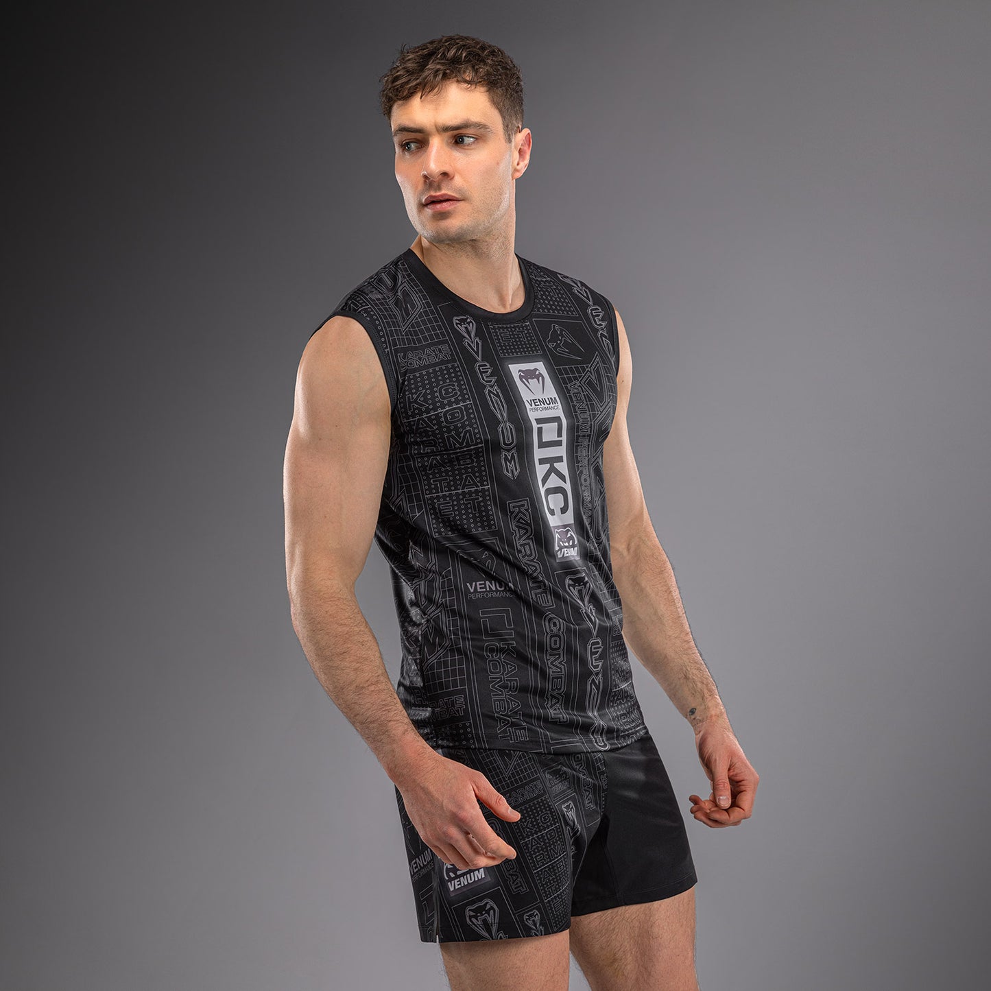 Karate Combat by Venum Dry Tech Tanktop – Zwart/Grijs