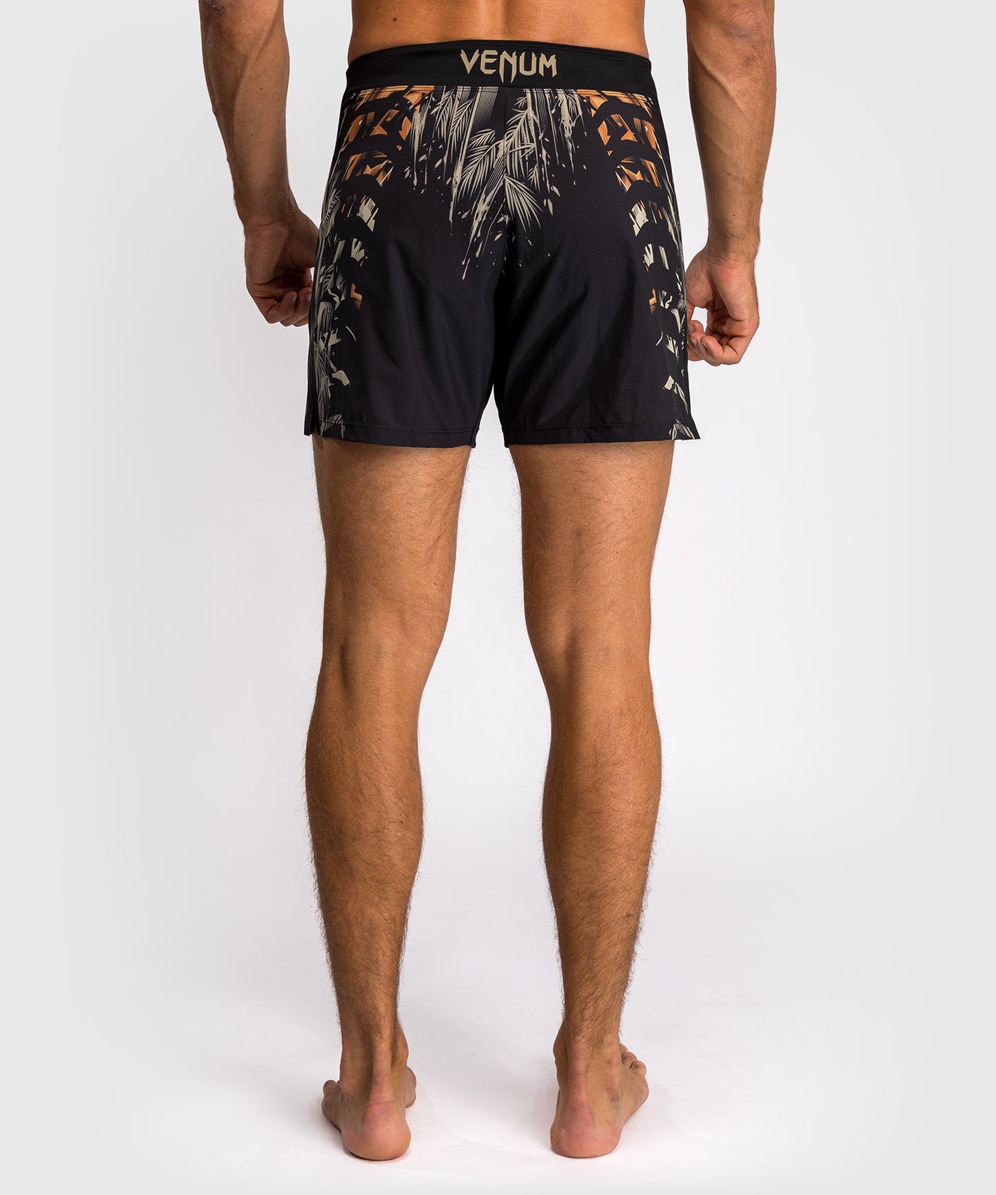 Venum Tiger Fight Shorts Heren - Zwart / Neon Oranje