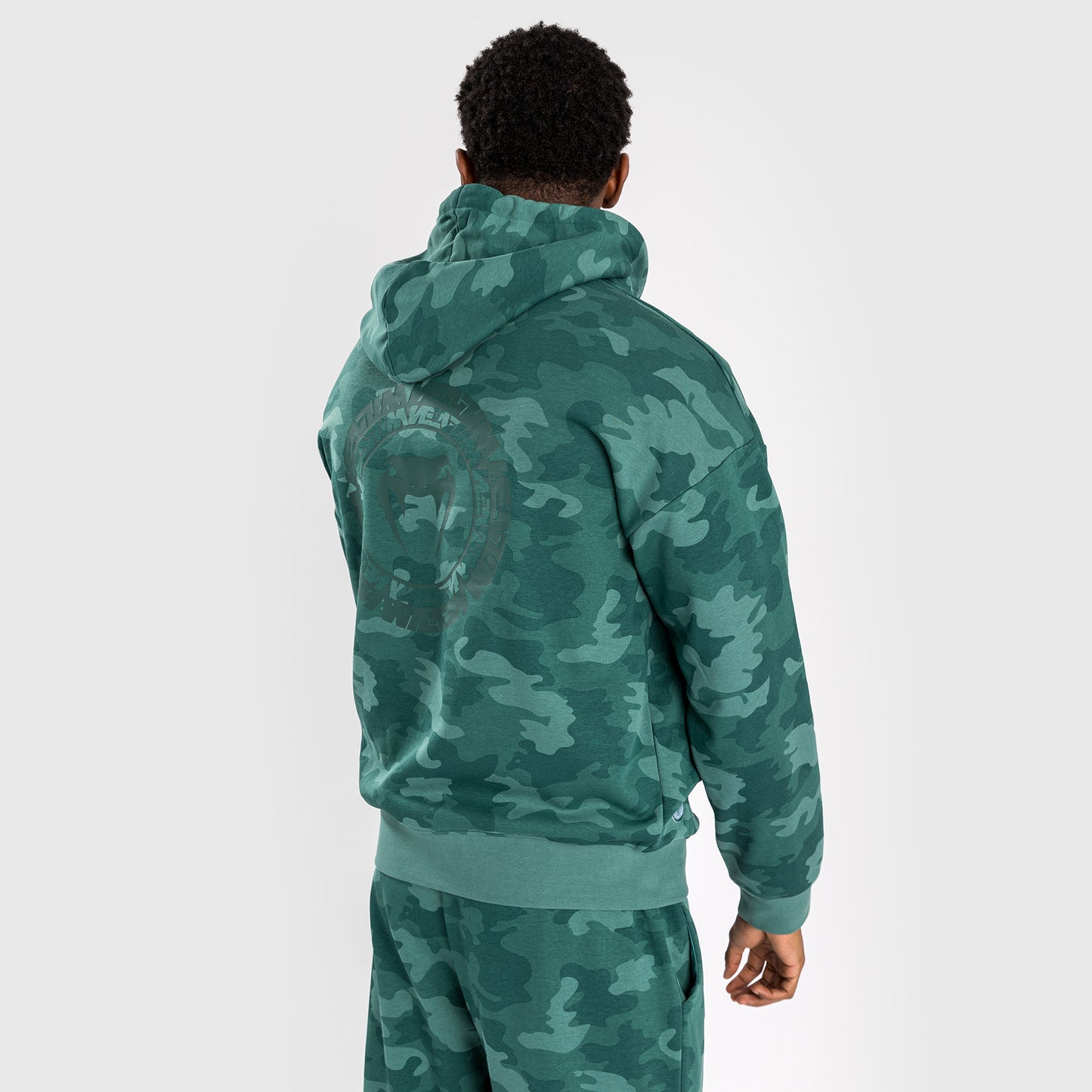 Venum Vortex XL Heren Hoodie - Turquoise Camo