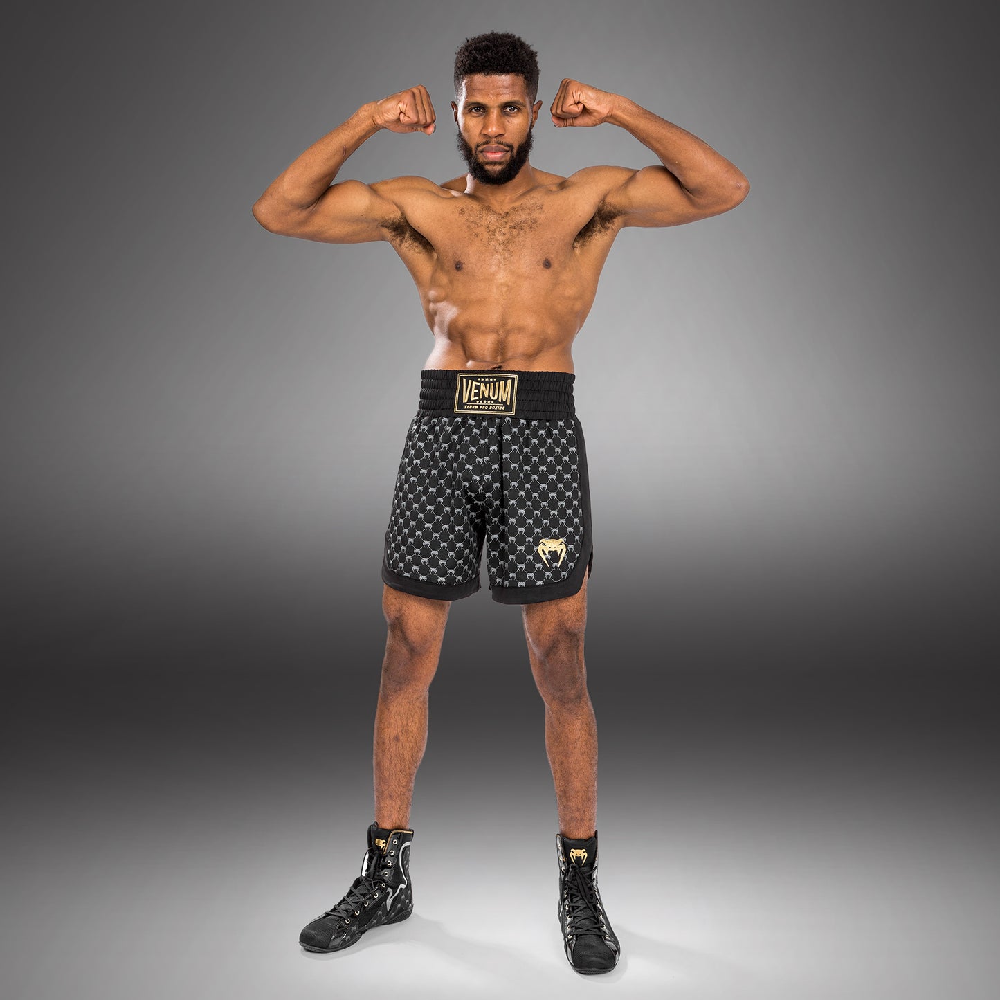 Venum Monogram Boxing Shorts - Zwart