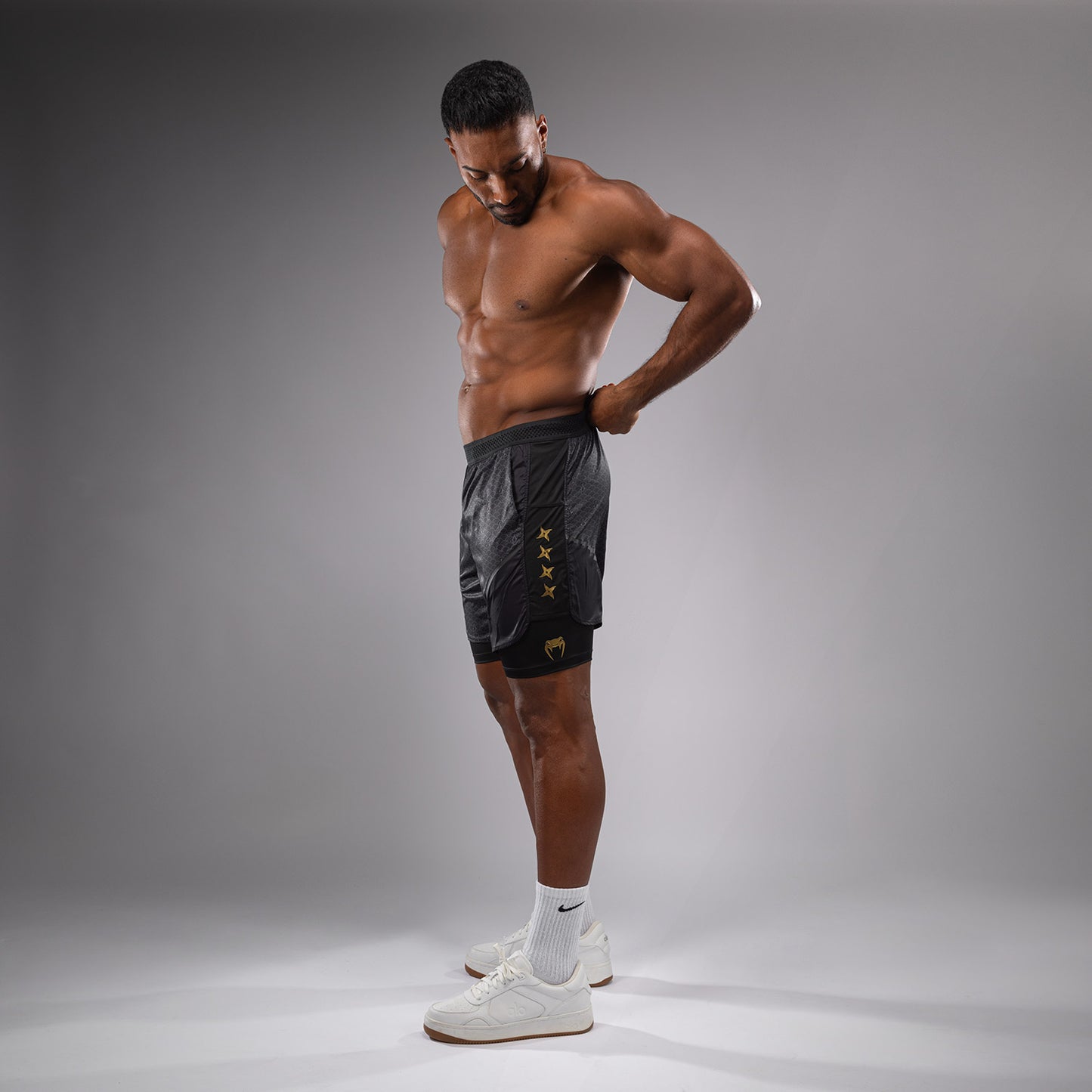Venum x Assassin’s Creed Shadows Trainingsshort heren - Zwart/Goud