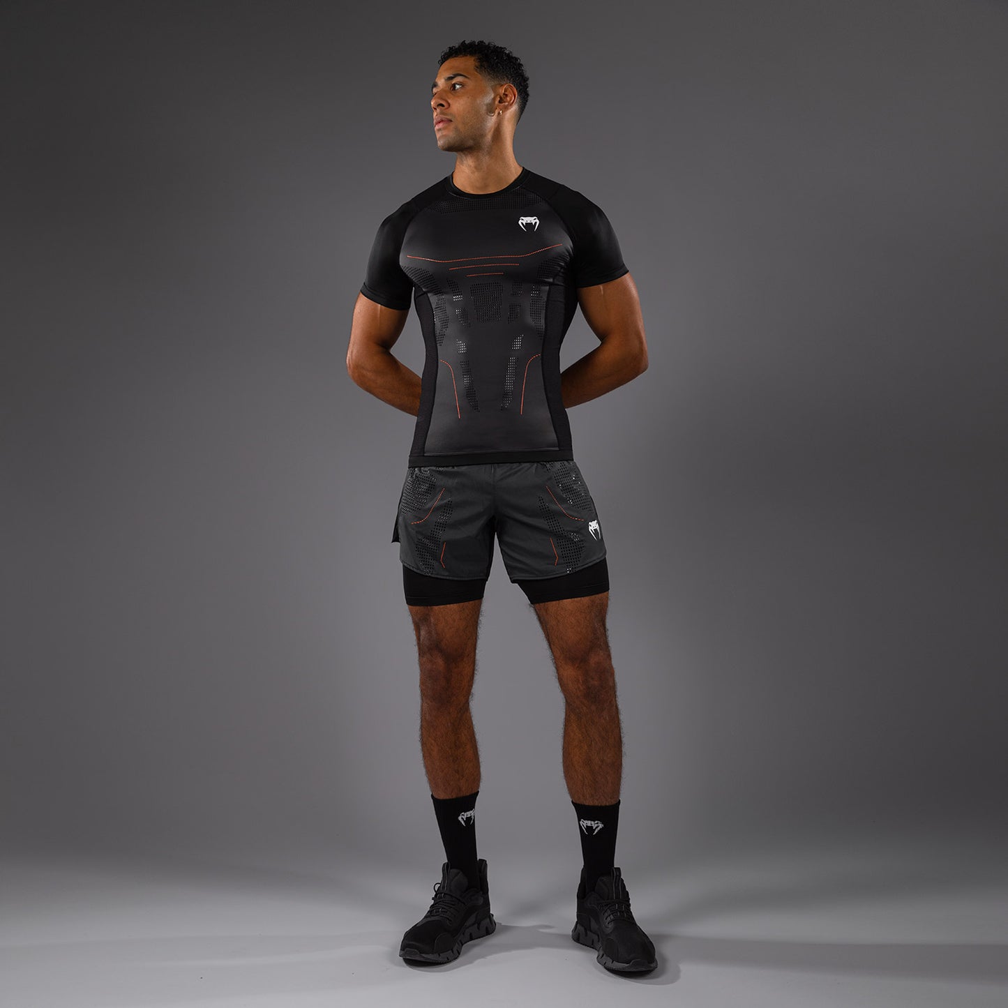 Venum Technical 3.0 Korte Mouwen Rashguard - Grafiet