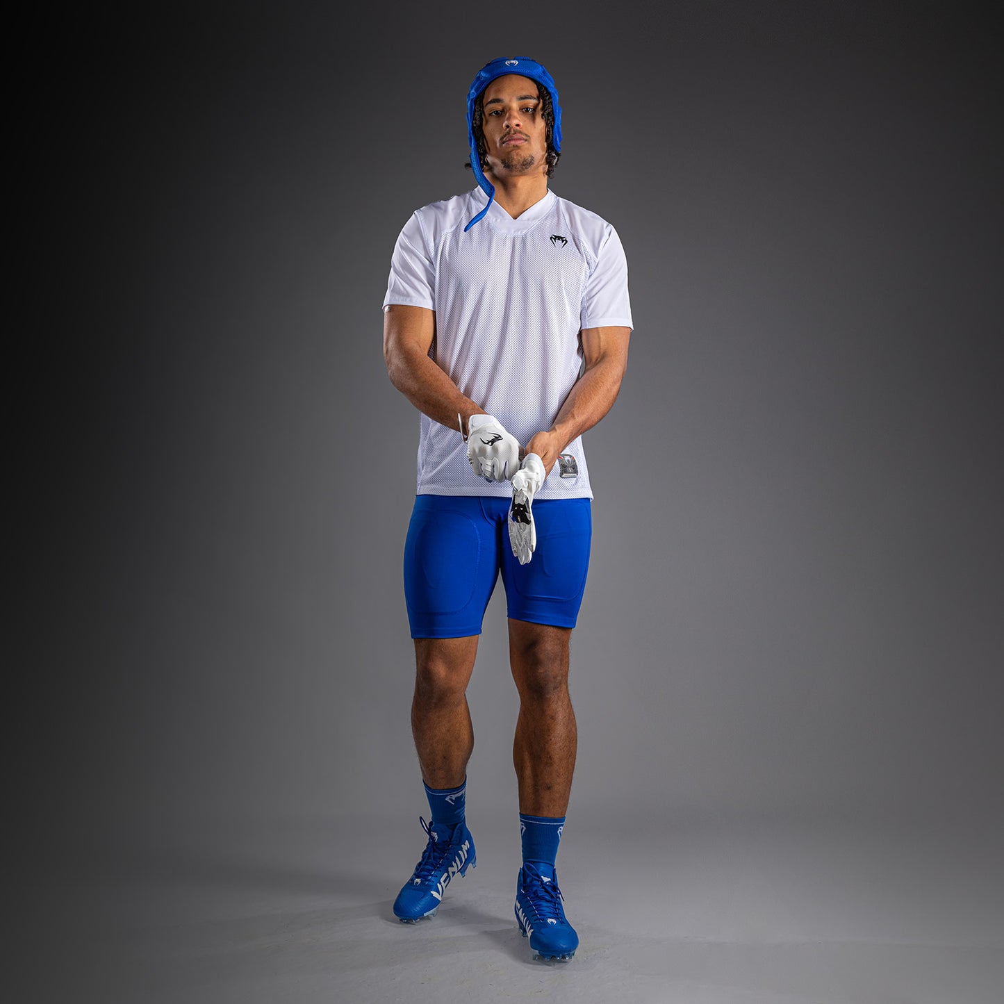 Venum Elite Football Compressieshorts voor voetbal - Koningsblauw