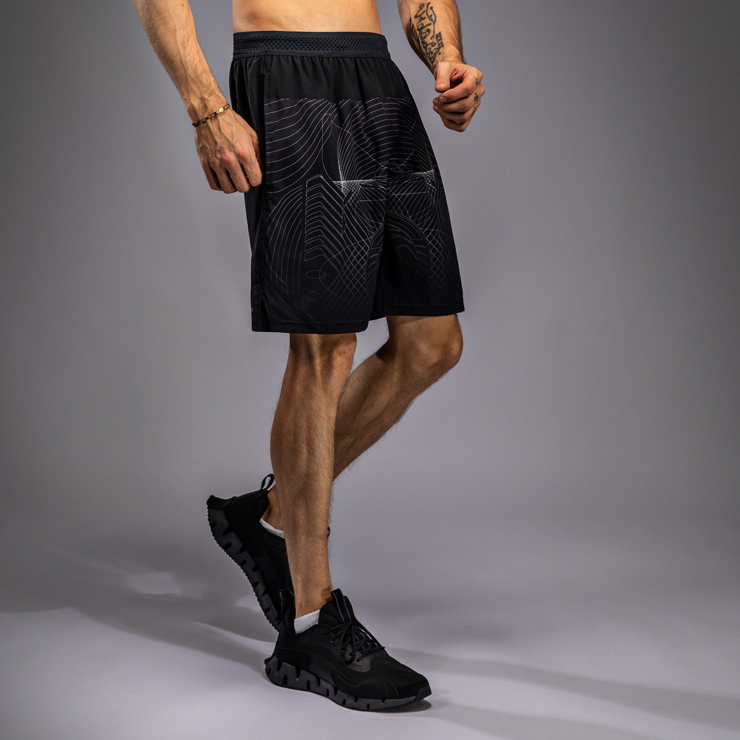 Venum G-Fit Air Trainingsbroek Heren - Diepzwart / Woestijnzand