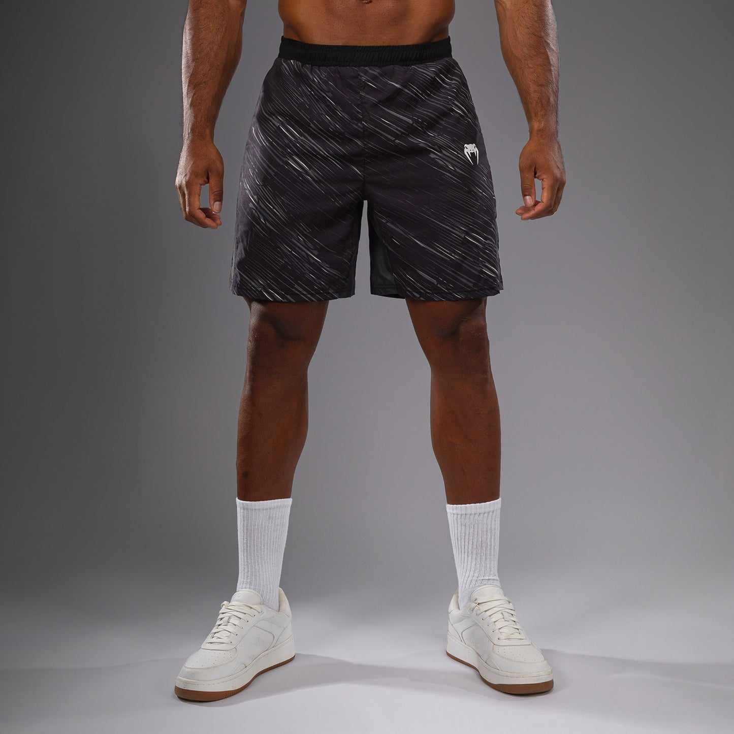 Venum Rapid Trainingsshorts - Zwart/Stormgrijs