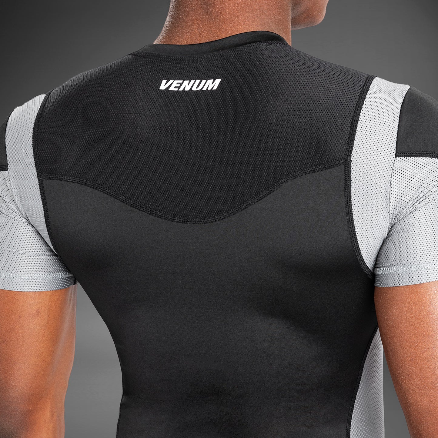 Venum Tempest Heren Rashguard Met Korte Mouwen - Zwart/Grijs