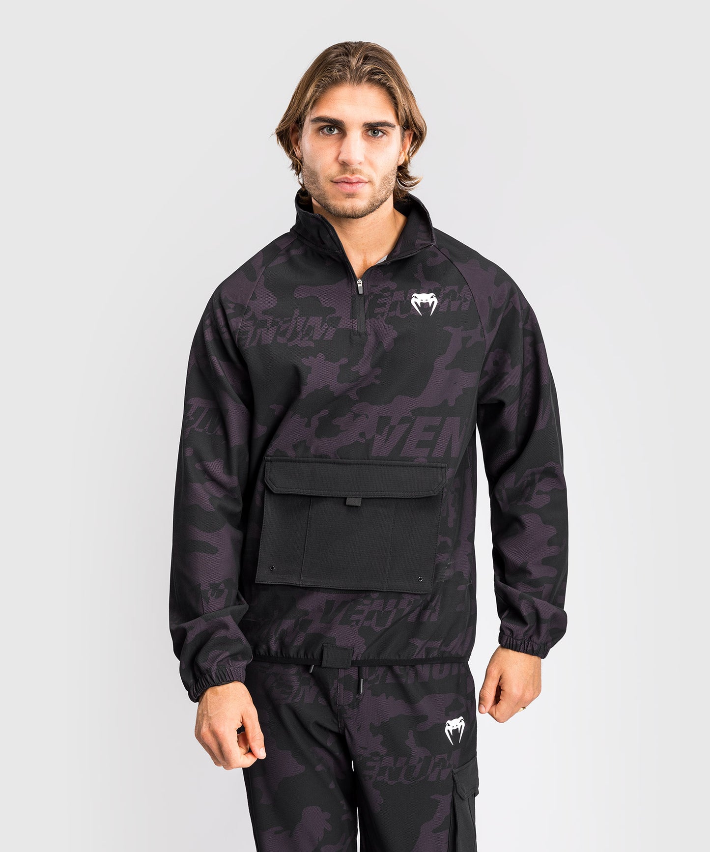 Venum Trooper Heren Trainingsjack - Zwart/Paarse