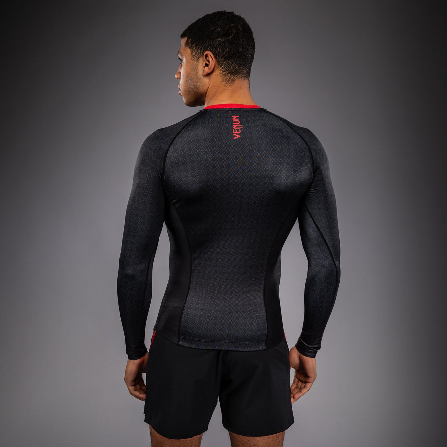 Venum x Roger Gracie Signature Rashguard met Lange Mouwen - Zwart/Rood