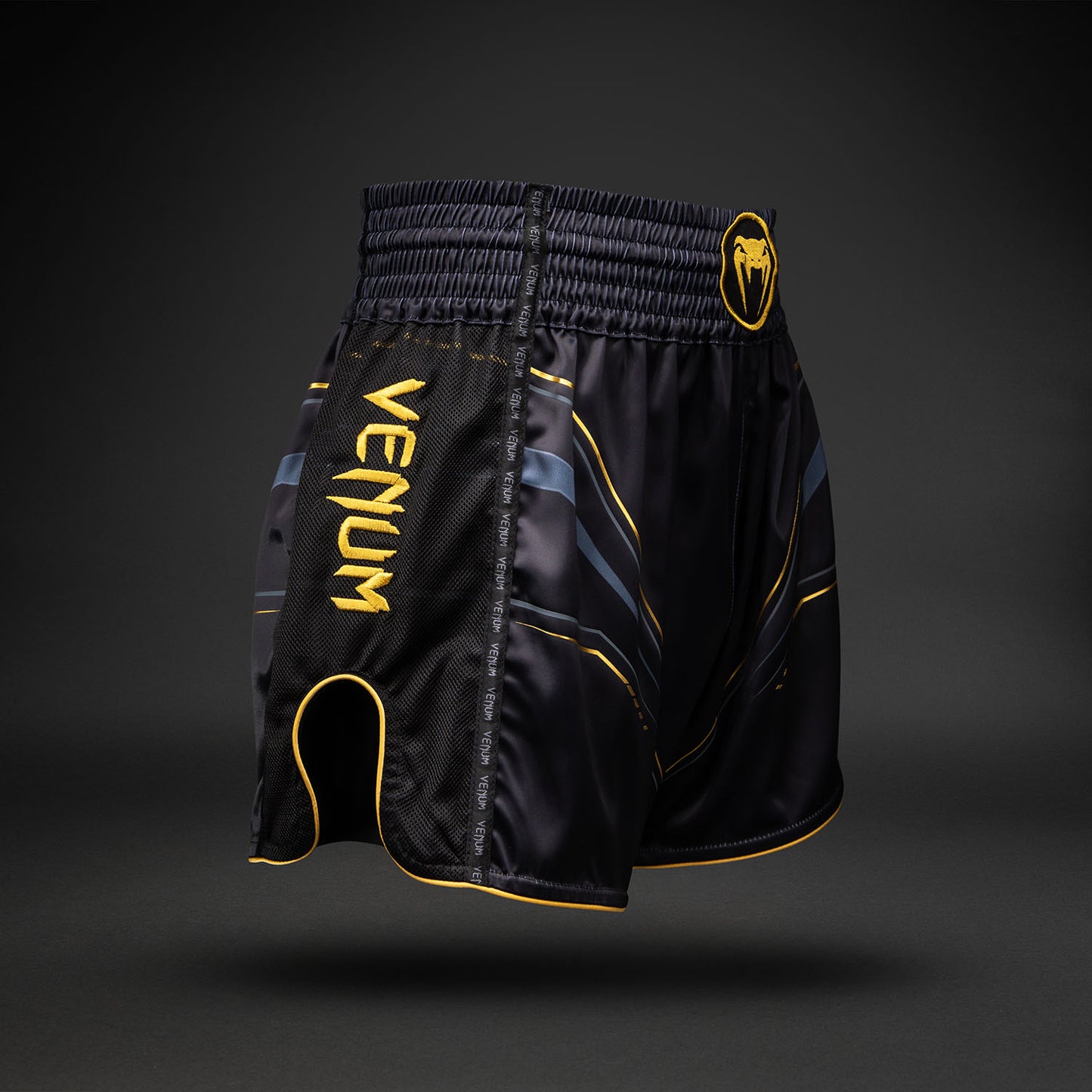 Venum Streamline Muay Thai Shorts – Zwart/Goud