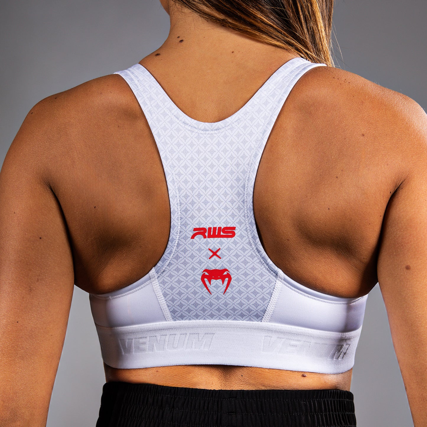 Venum x RWS 2.0 Dames Sportbeha – Wit/Rood