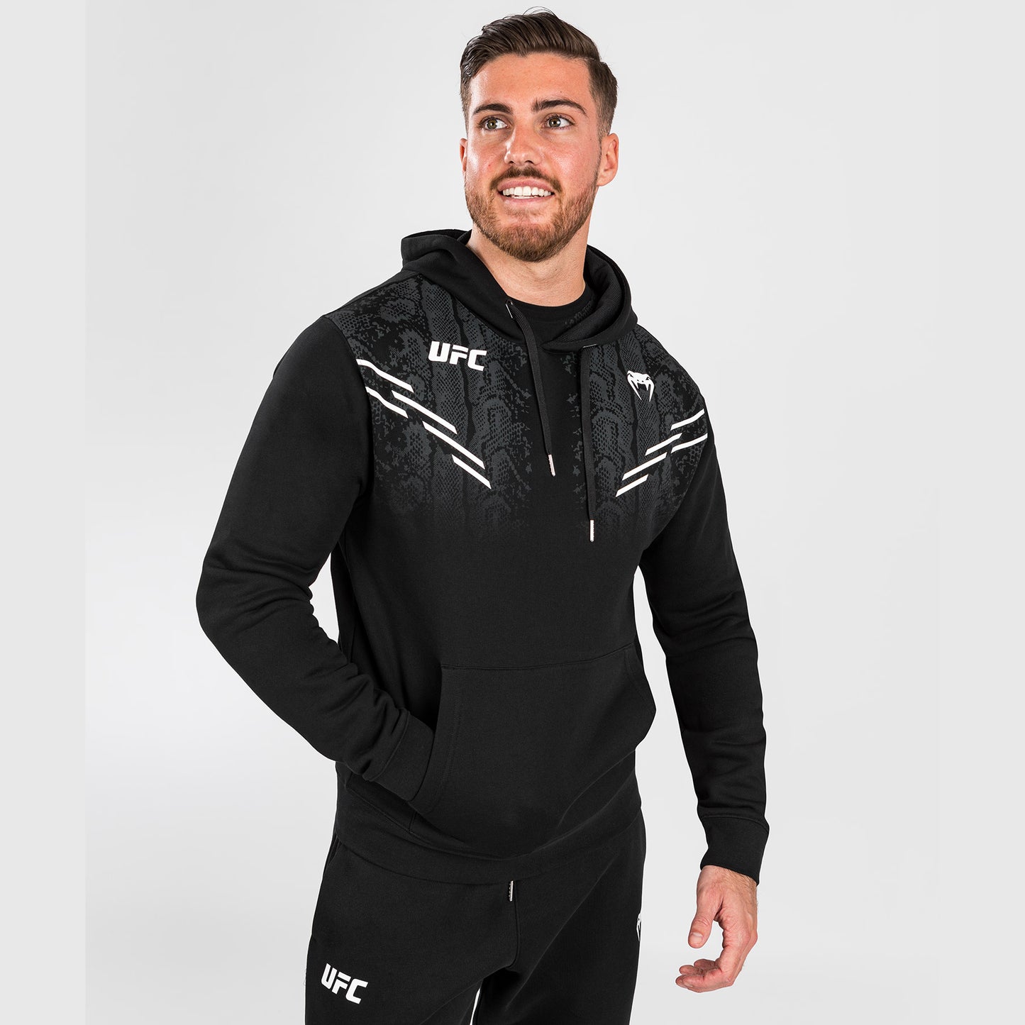 UFC Adrenaline by Venum Replica Heren Pullover Hoodie - Zwart