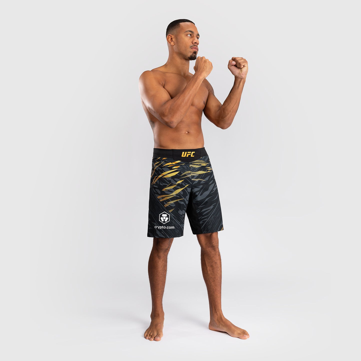 UFC Fusion by Venum Personalized Authentic Fight Night Fight Shorts voor Heren - Lang Fit - Kampioen